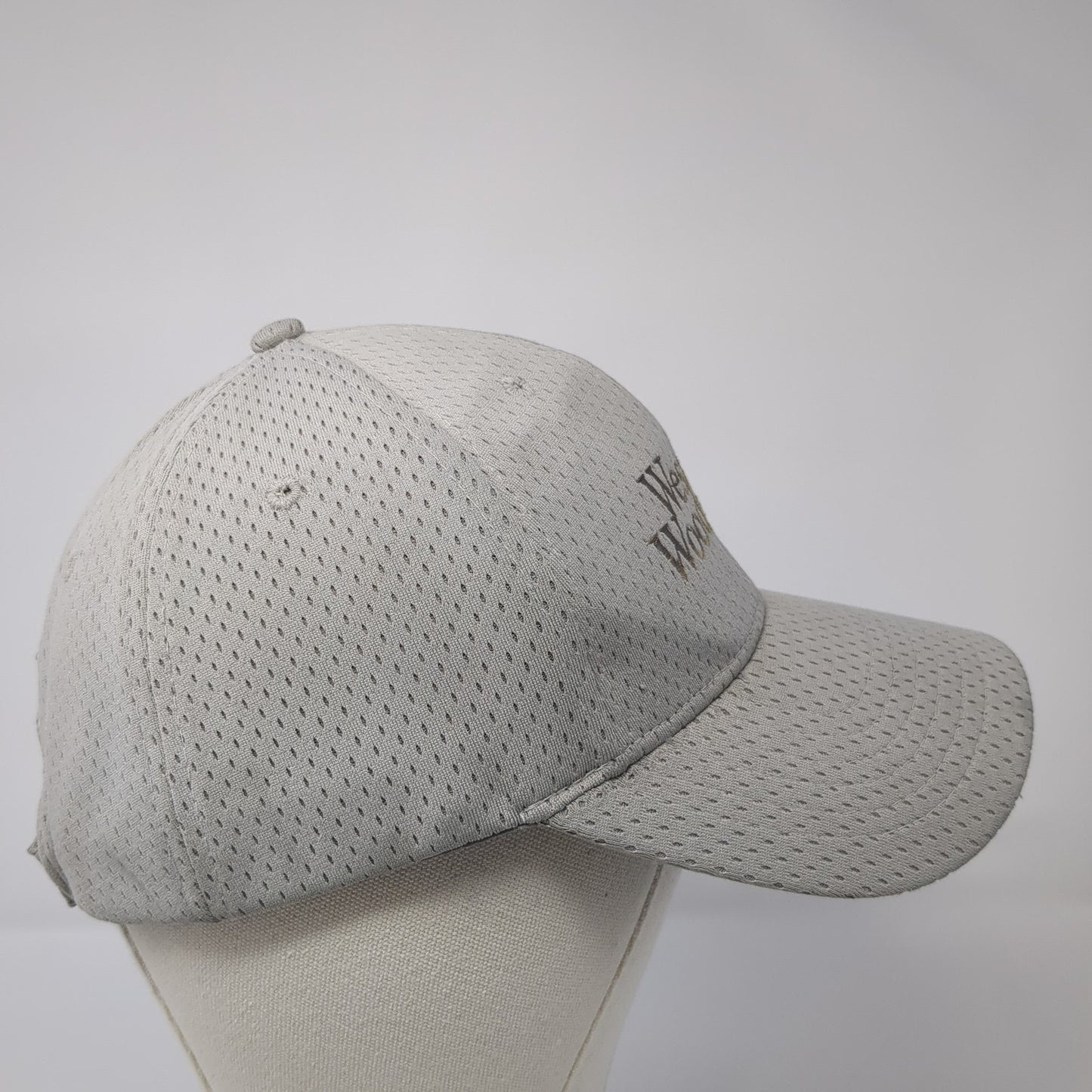 Western Woodwright Inc. Strapback Hat Gray One Size Adjustable Embroidered