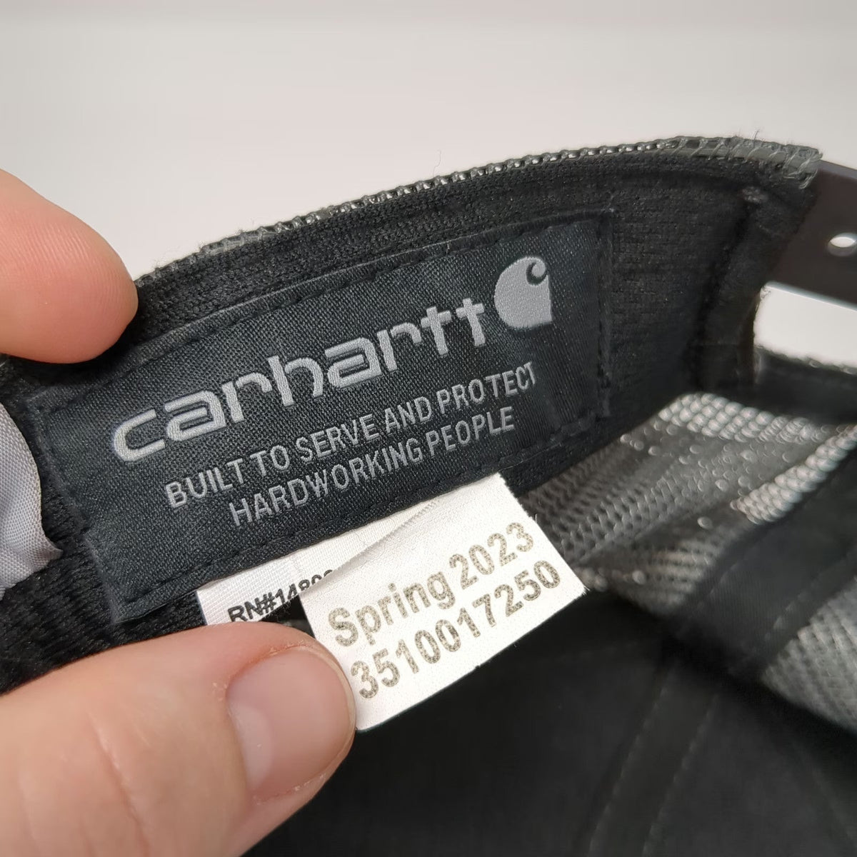 Carhartt Trucker Hat Gray One Size Idaho Holdings Mountain Mesh Work Snapback
