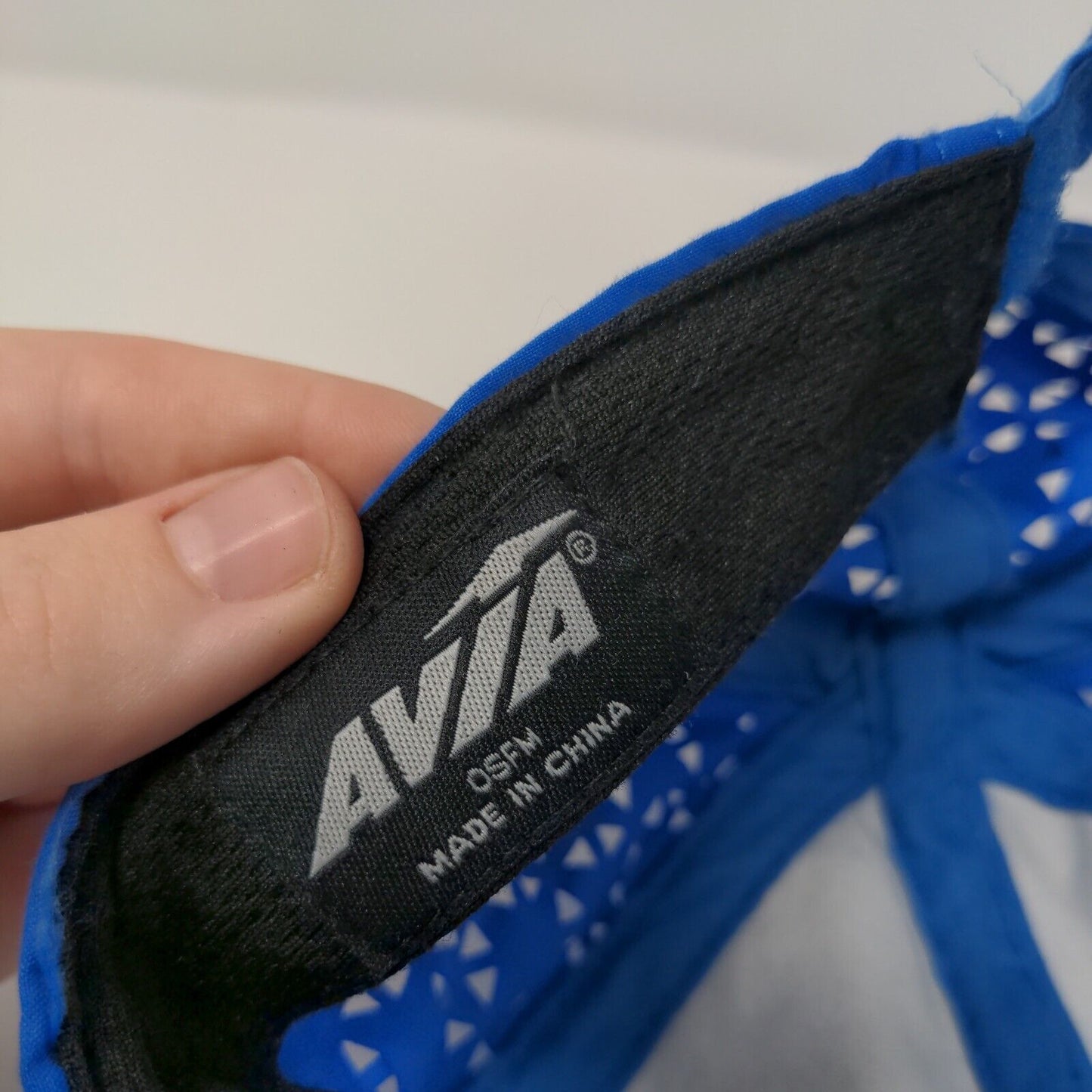 Avia Strapback Hat Blue OSFM Adjustable Embroidered Breathable 6 Panel