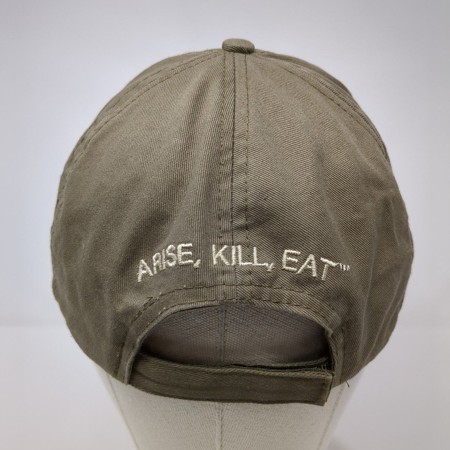 Duck Commander Strapback Hat Brown OSFA Embroidered Arise Kill Eat