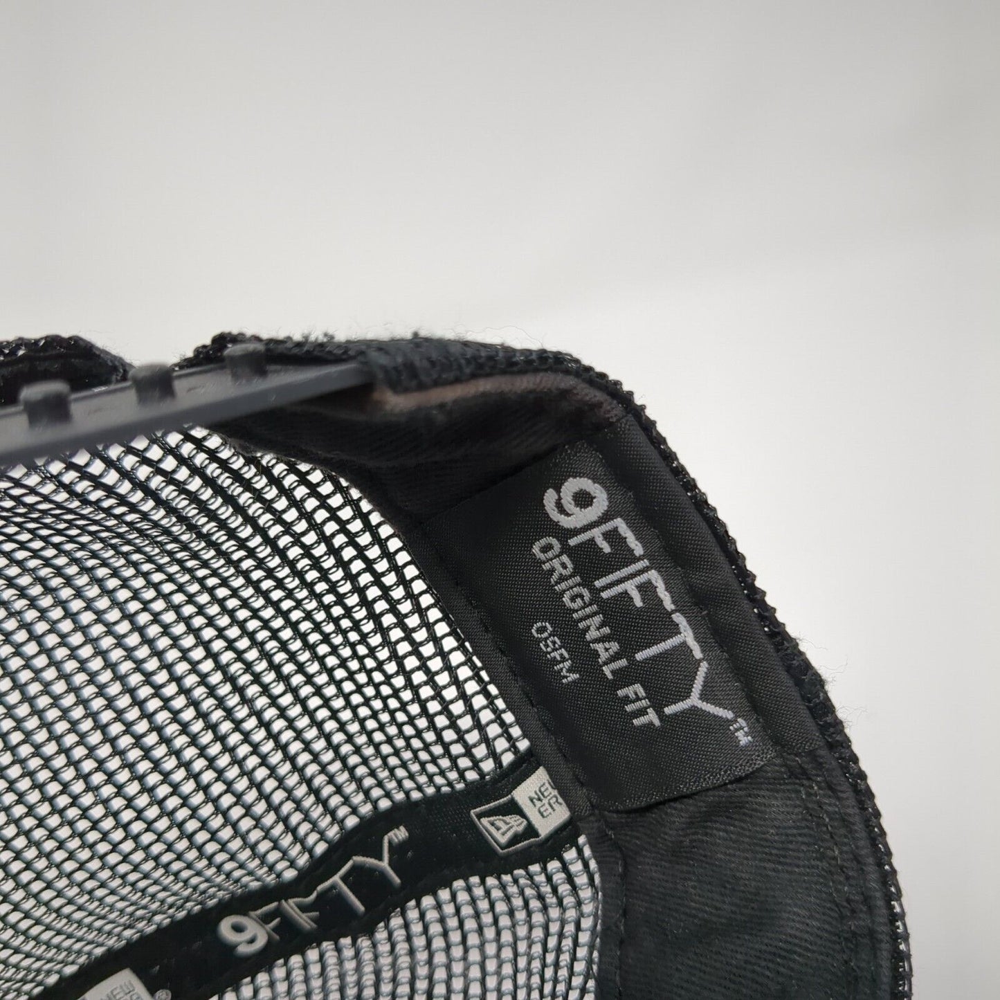 Pbbl crk Snapback Mesh Back Trucker Hat Black One Size New Era 9Fifty