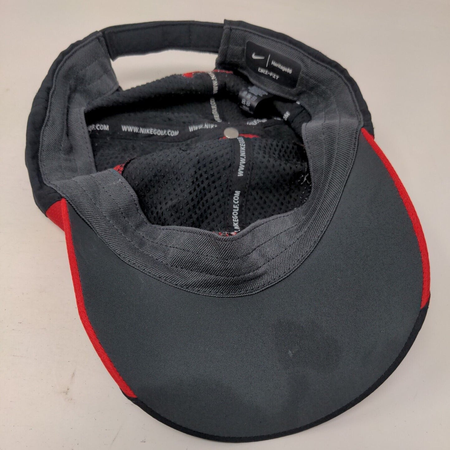 Folgers Strapback Hat Black OSFM Embroidered Nike Heritage 86 Dri-Fit