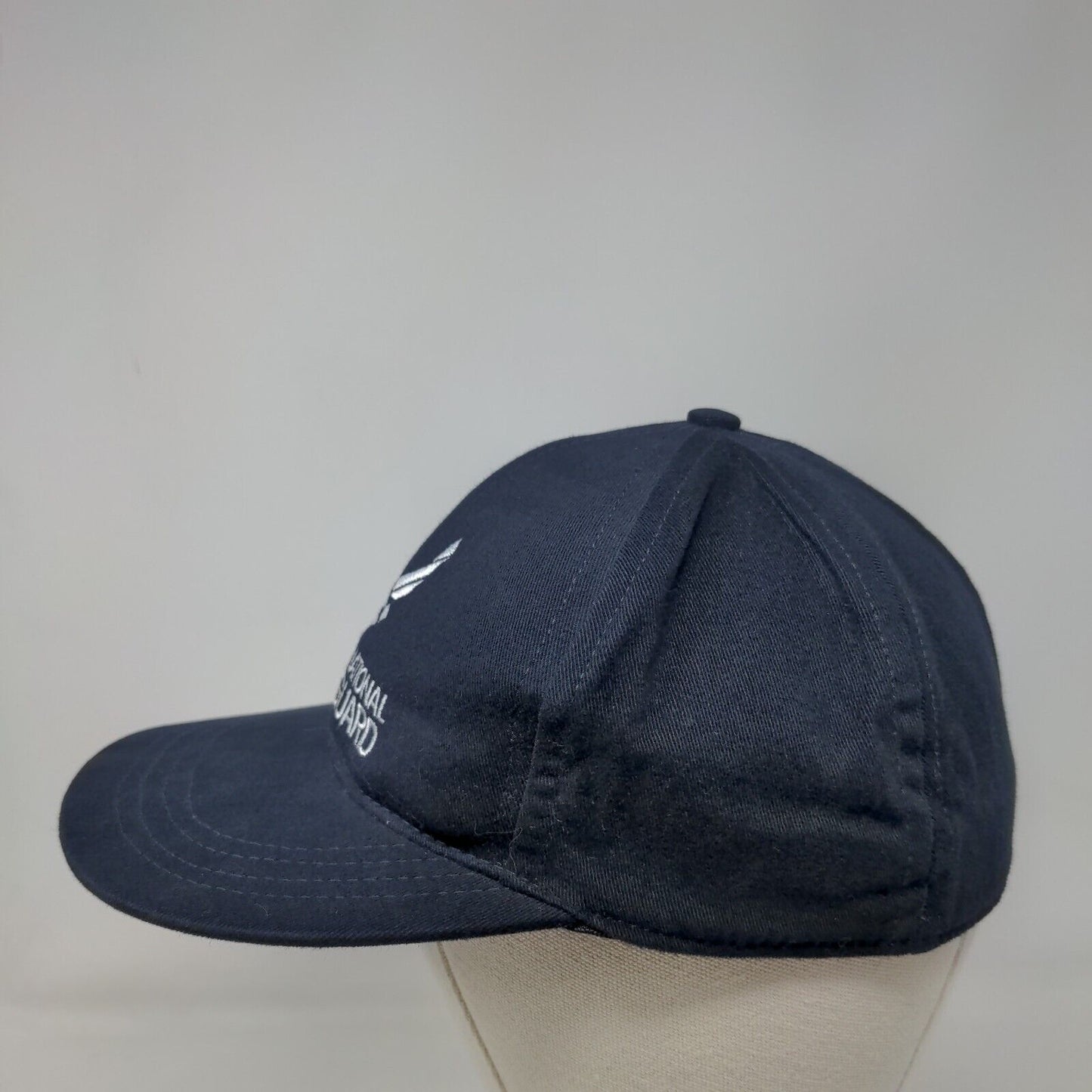 Air National Guard Fitted Hat Blue One Size Embroidered Solid 6 Panel