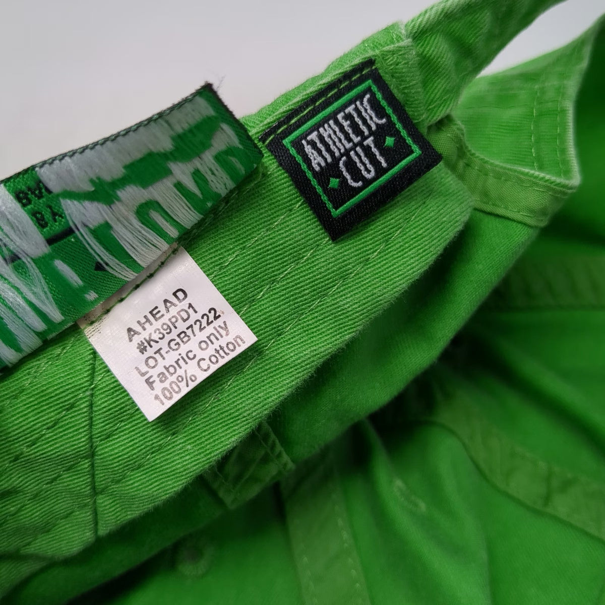 Kate Lord Baseball Cap Green One Size Whale Newport RI Slideback Cotton Hat