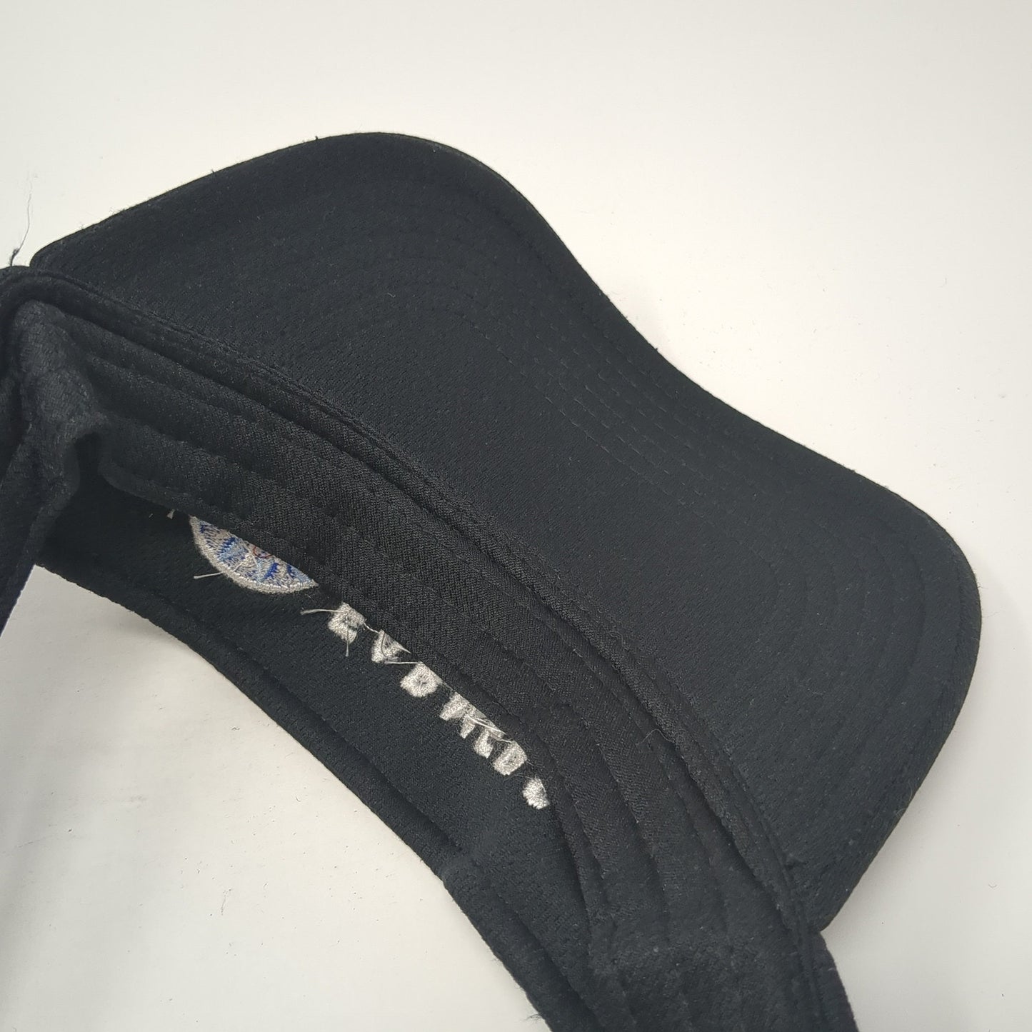 Farmers Insurance Sun Visor Hat Black One Size Adjustable Embroidered Otto