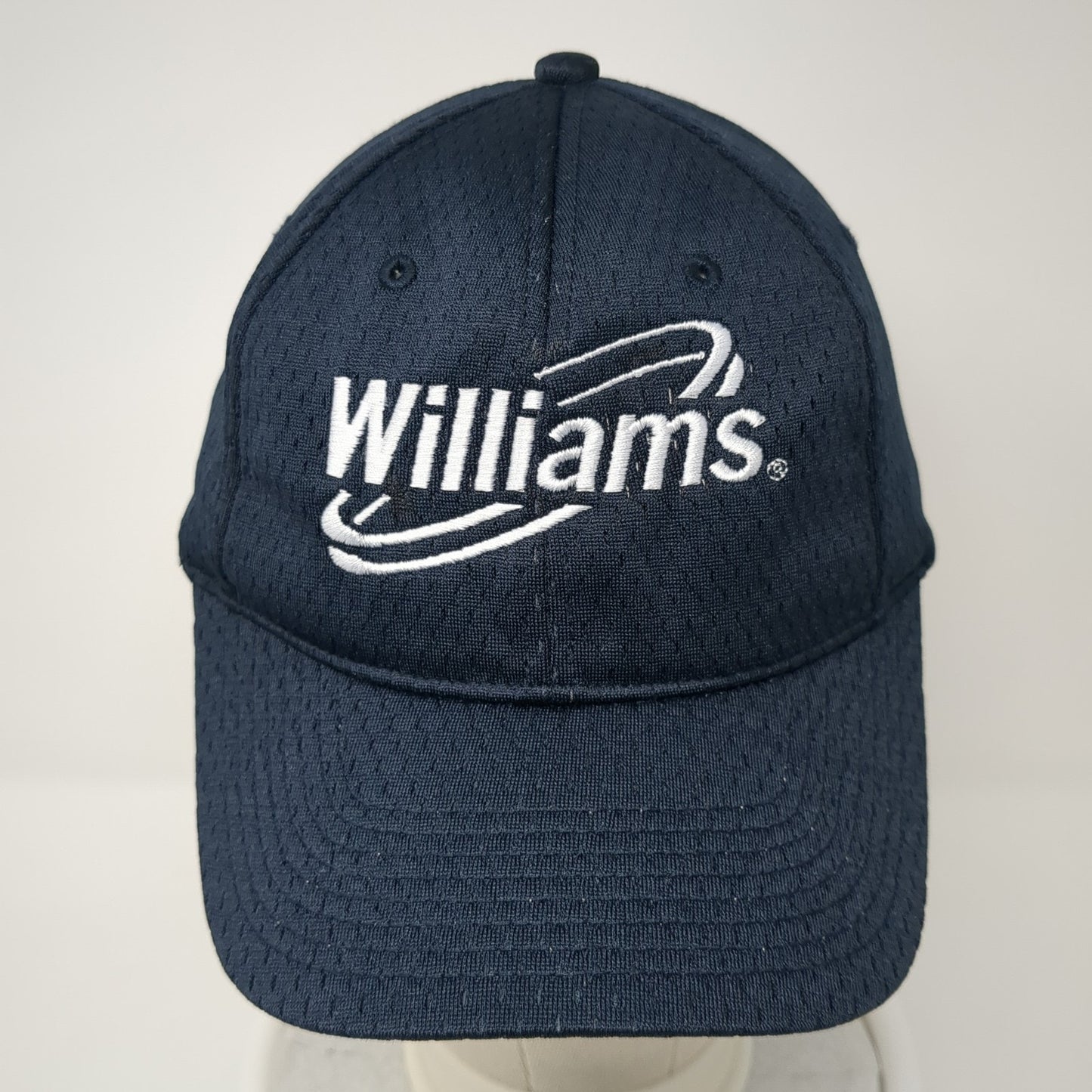 Williams Strapback Baseball Cap Blue OS Adjustable Embroidered Port Authority