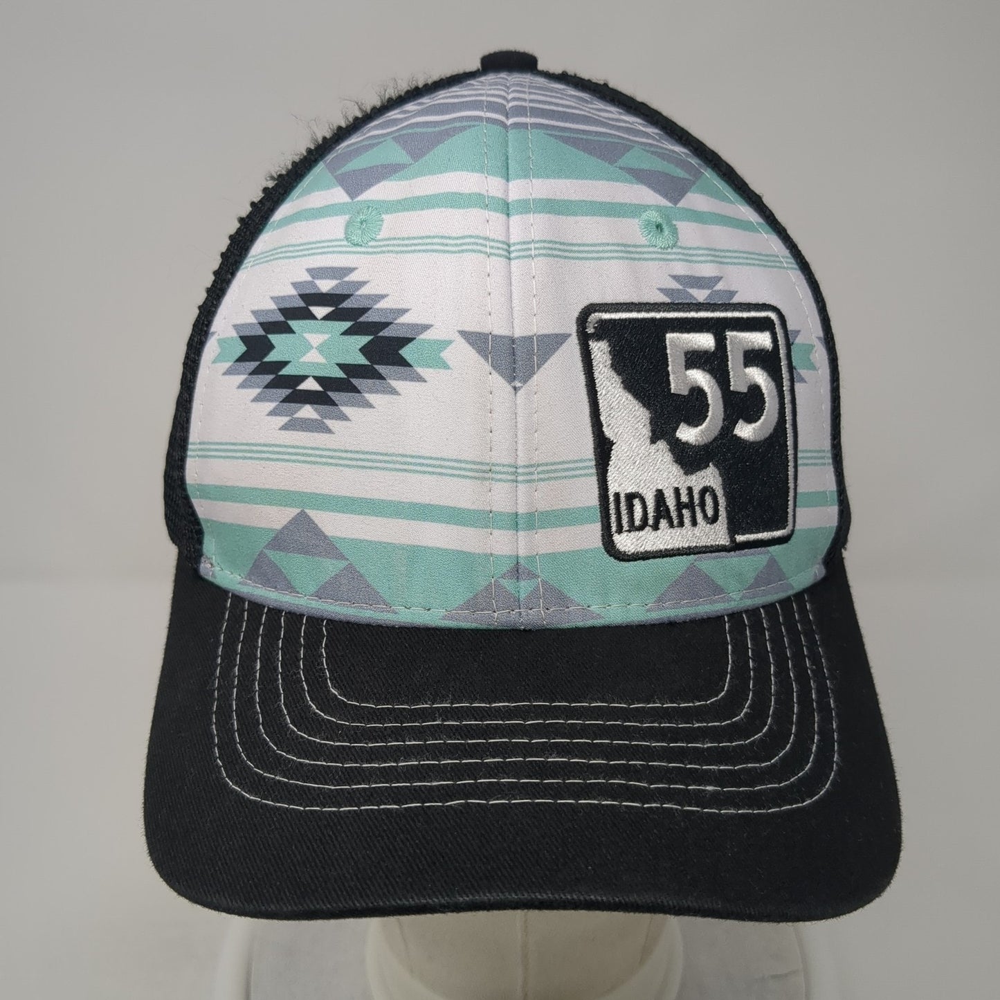 55 Idaho Snapback Trucker Hat Multicolor OS Adjustable Mesh Arcadian Outfitters