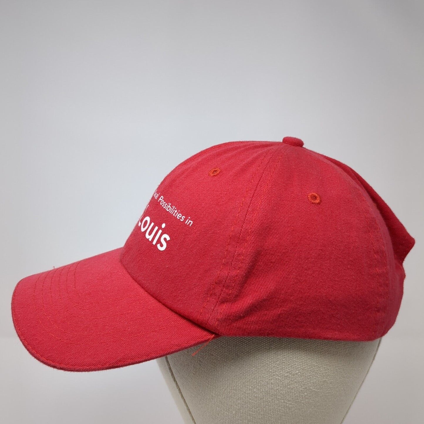 AARP Real Possibilities in St. Louis Strapback Hat Red One Size BIC