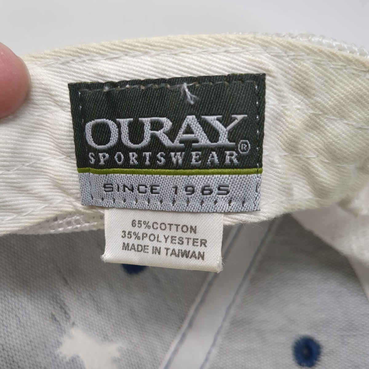 Ouray Sportswear Trucker Hat Blue One Size Snapback Mazama Mountain Goat Mesh