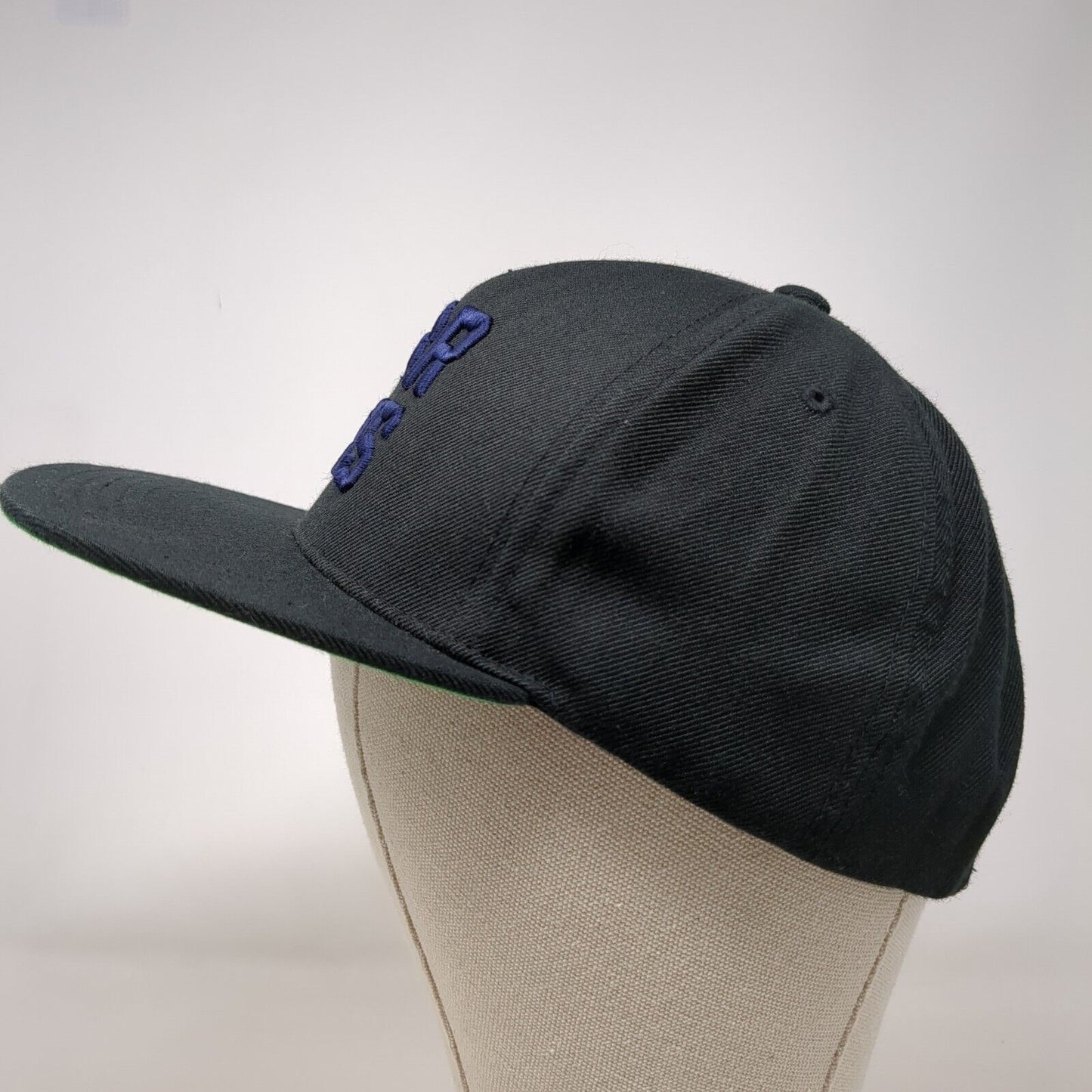 Barys Snapback Hat Black OSFA Adjustable Embroidered The Classics Yupoong