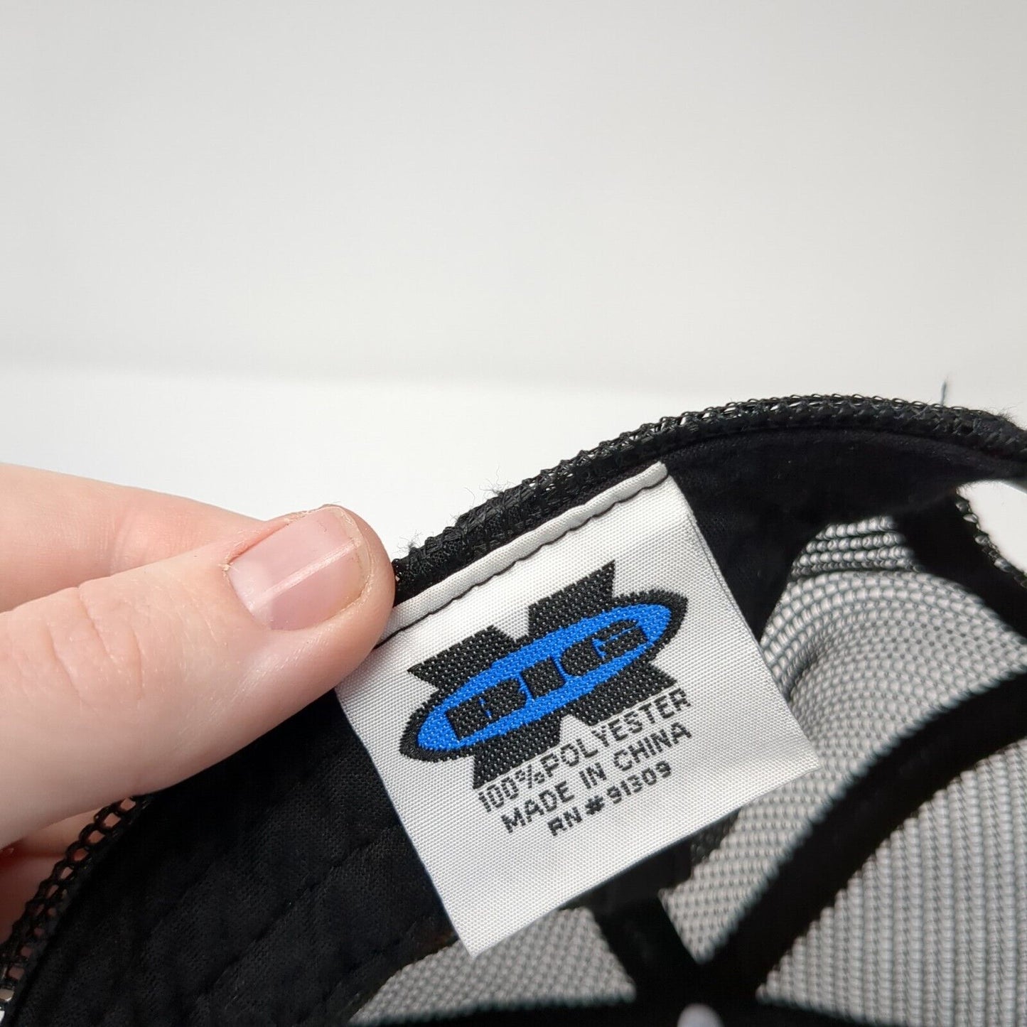 Big X Snapback Mesh Back Trucker Hat Gray One Size Adjustable Floral Logo