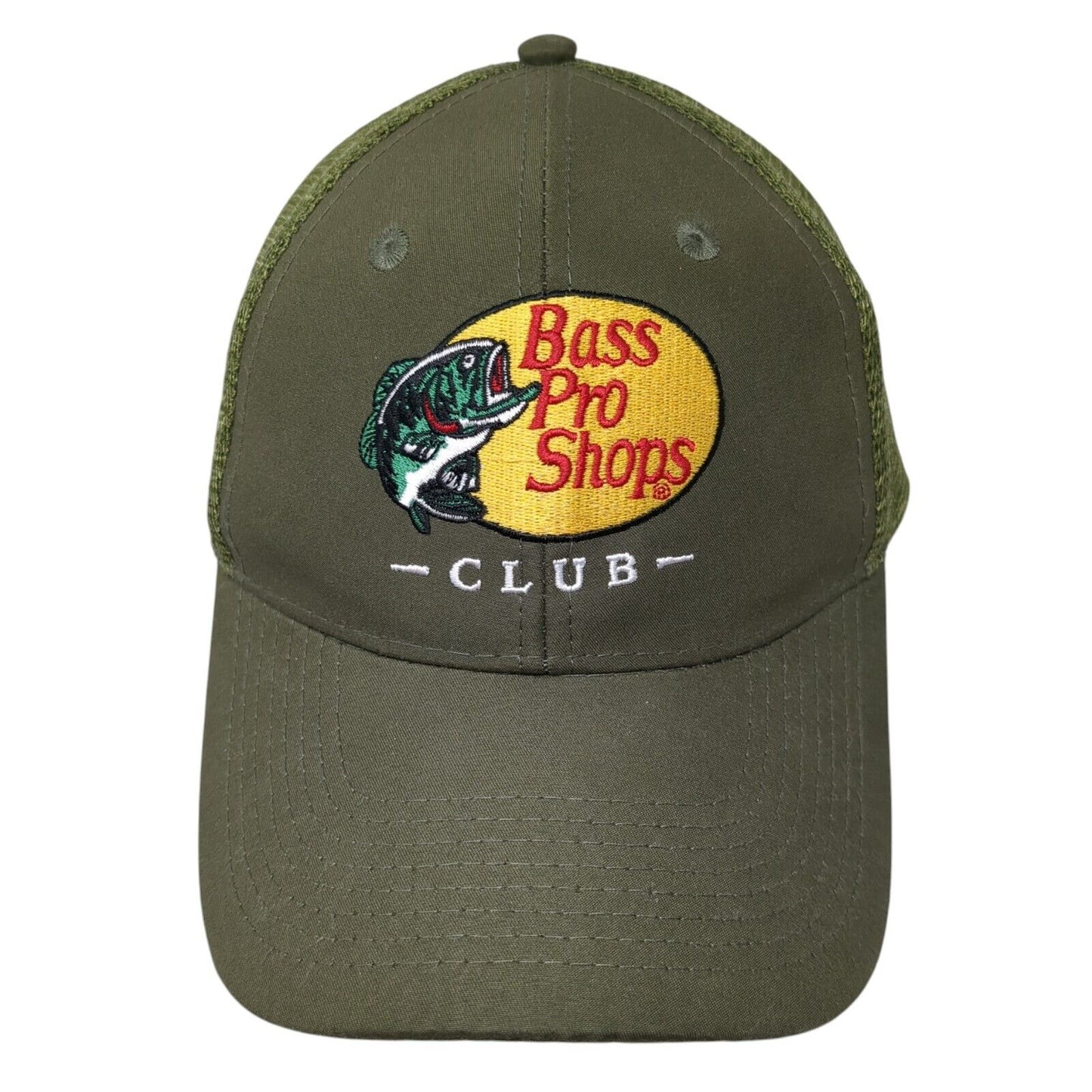 Bass Pro Shops Club Snapback Trucker Hat Multicolor OS Adjustable Mesh Back