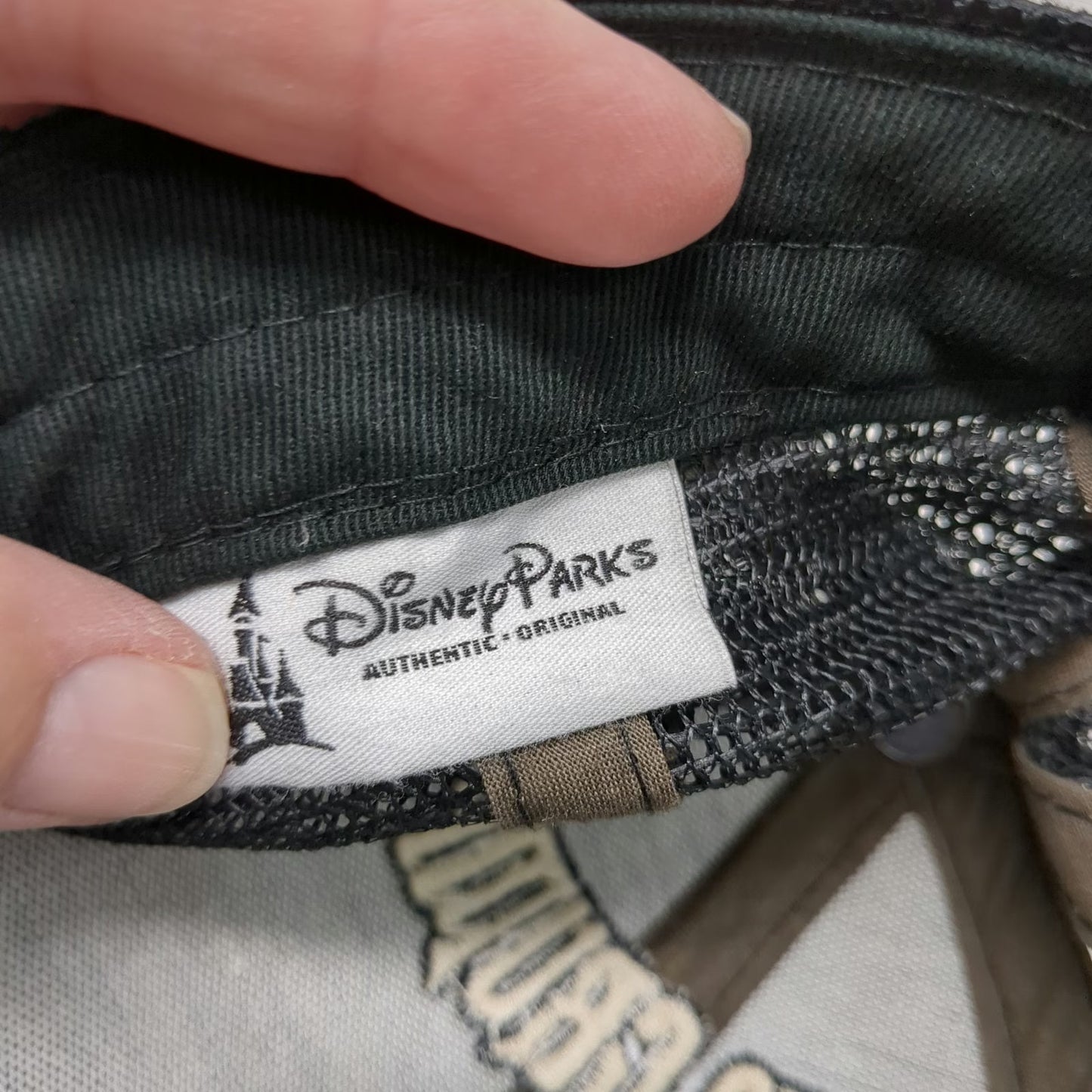Disney Parks Trucker Hat Black One Size Being Grumpy Rocks Dwarf Mesh Snapback