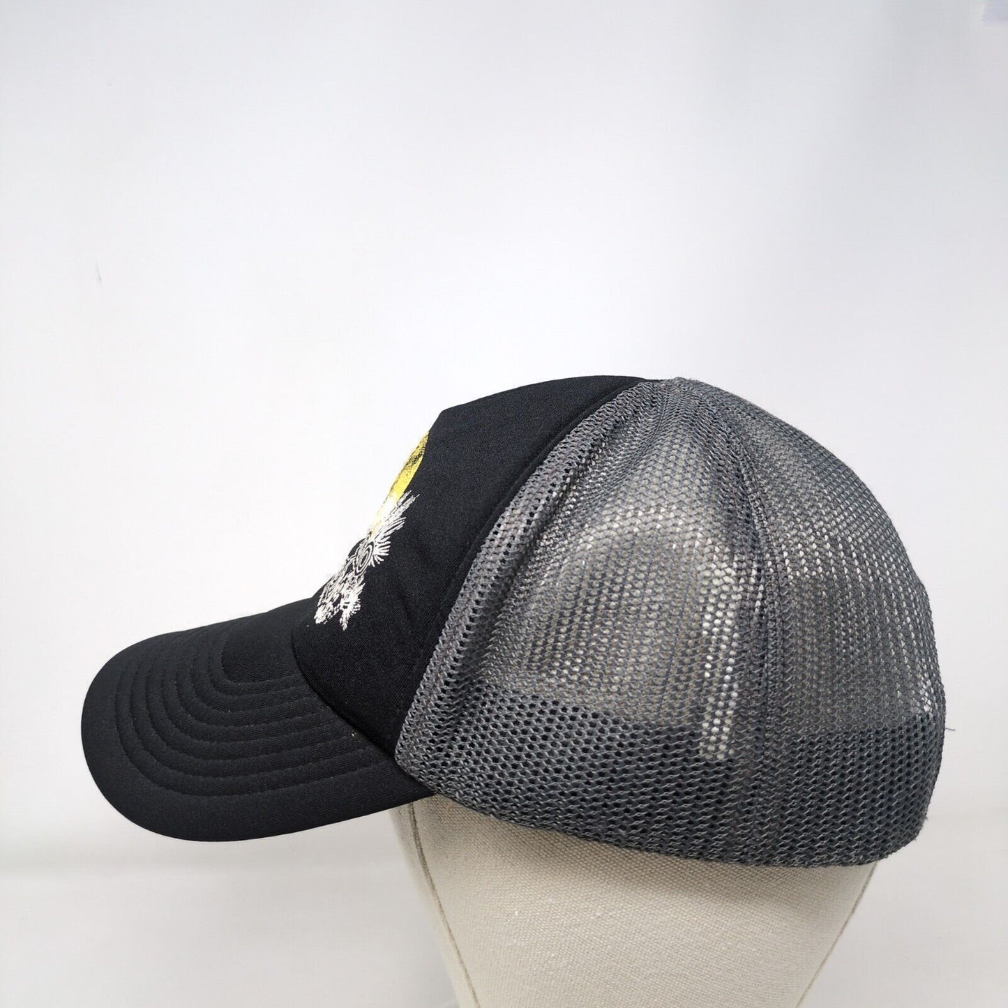 Redondo Beach Snapback Trucker Hat Black One Size Mesh Back Old Navy