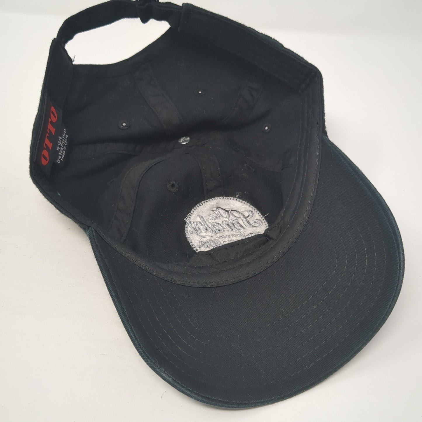 Ole Smoky Moonshine Slideback Hat Black One Size Adjustable Solid Otto