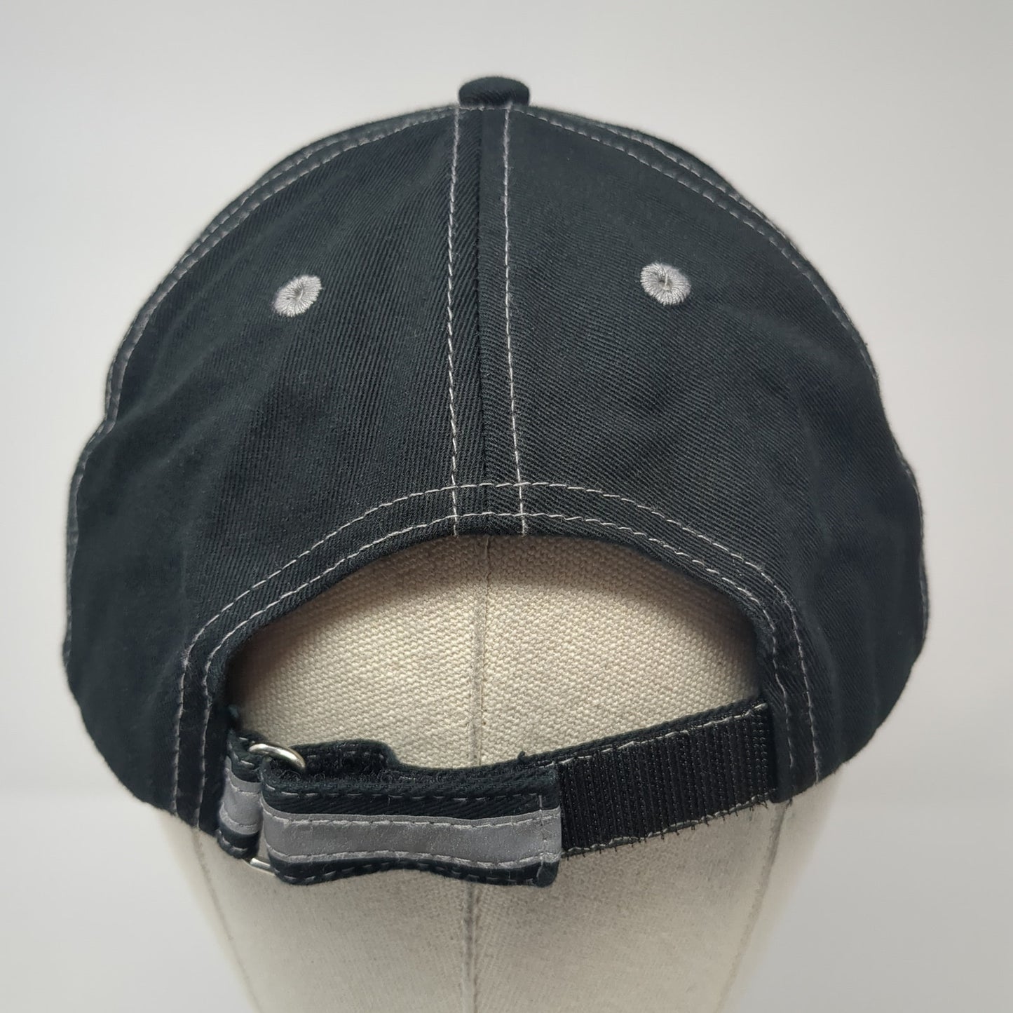 Transystems Strapback Baseball Cap Black OS Adjustable Embroidered Cap America