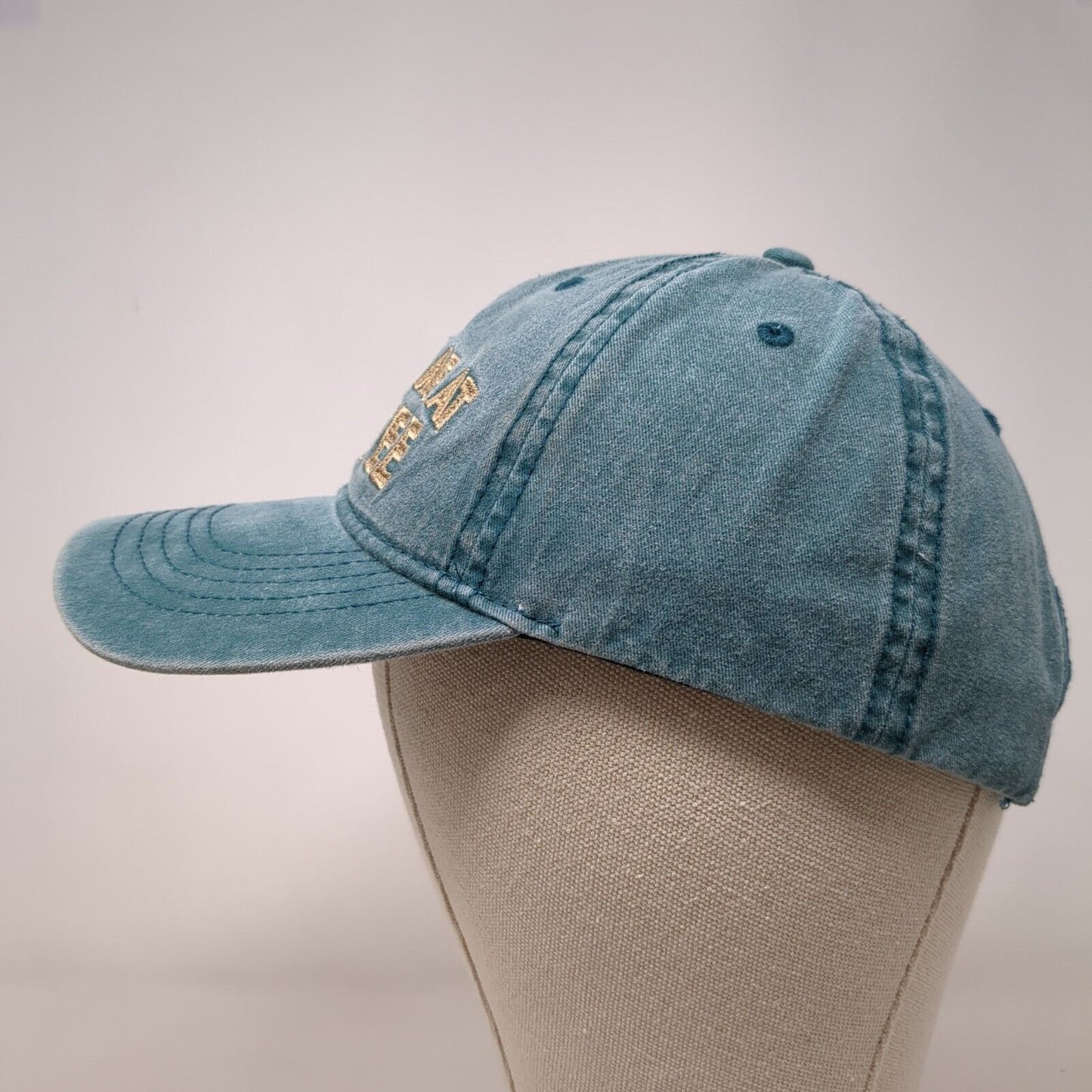 You Had Me At Coffee Slideback Hat Green One Size Leather Strap 6 Panel