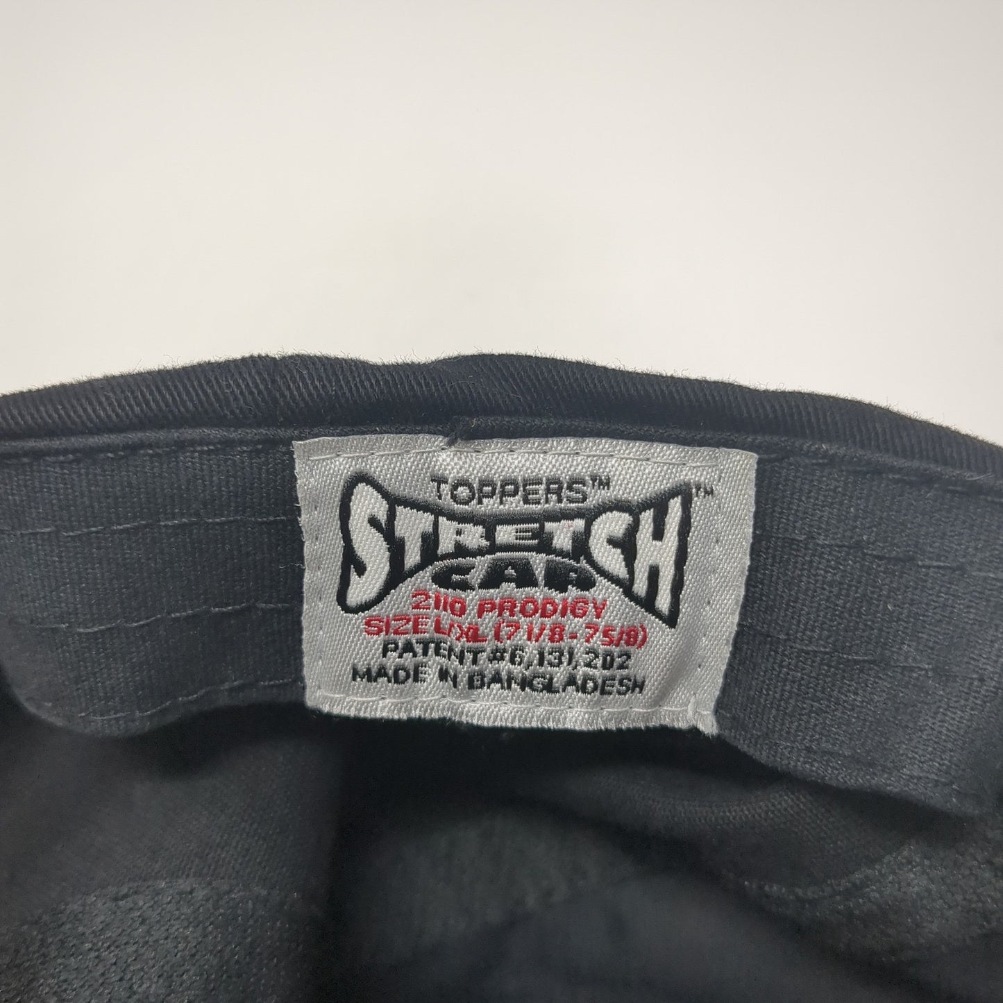 Ciphergen Fitted Hat Black XL Embroidered Toppers Stretch Cap Outdoor