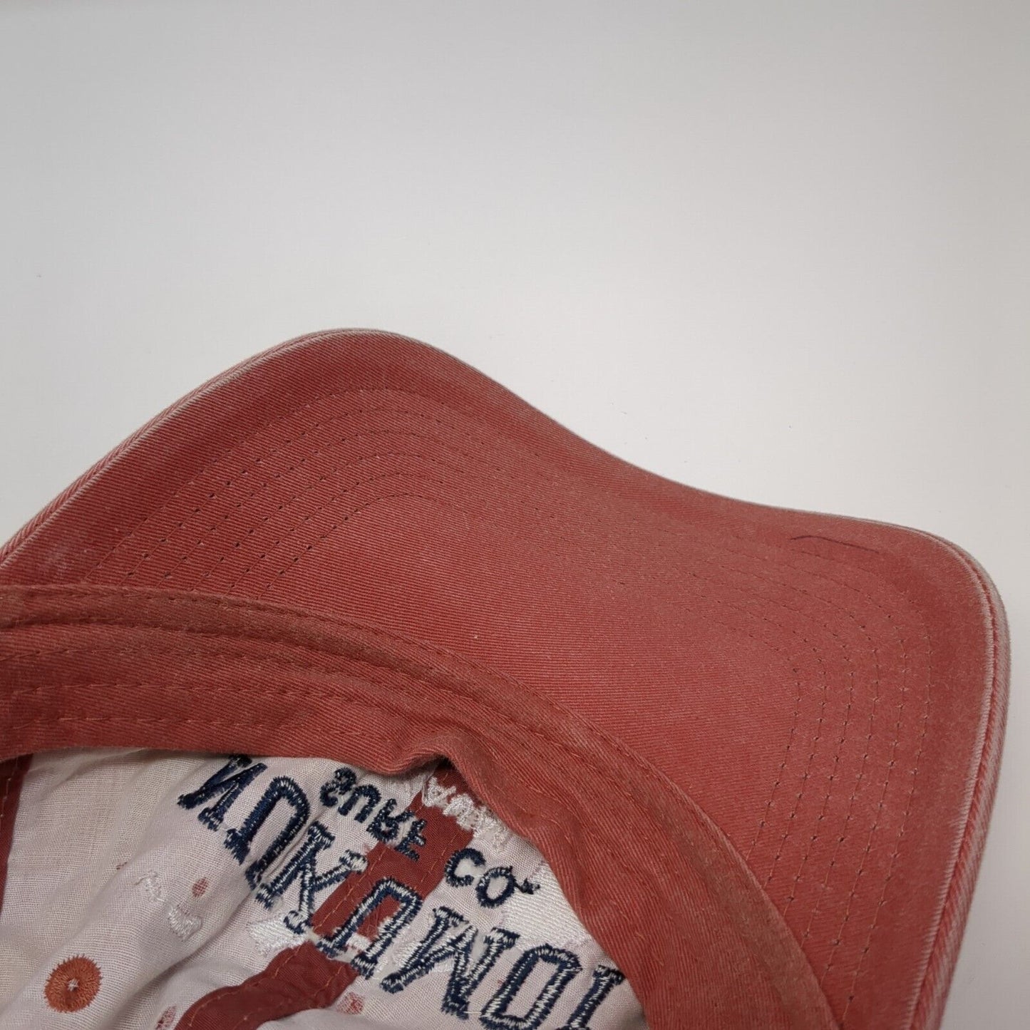 Nukumoi Surf Co. Kauia Strapback Trucker Hat Red OS Adjustable Extreme Fit Ahead