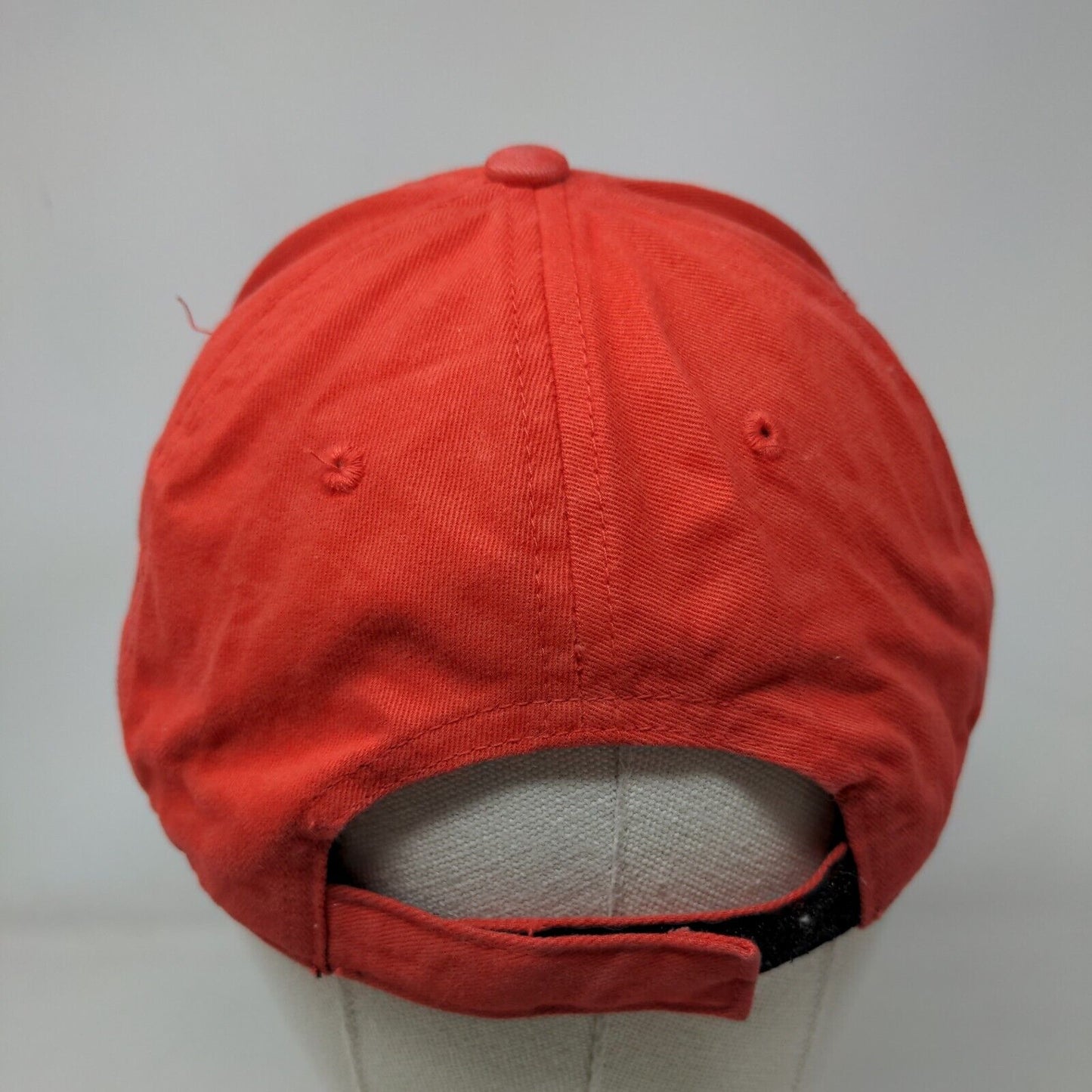 Tampa Bay Buccaneers Strapback Hat Red OS Embroidered Flag Logo NFL