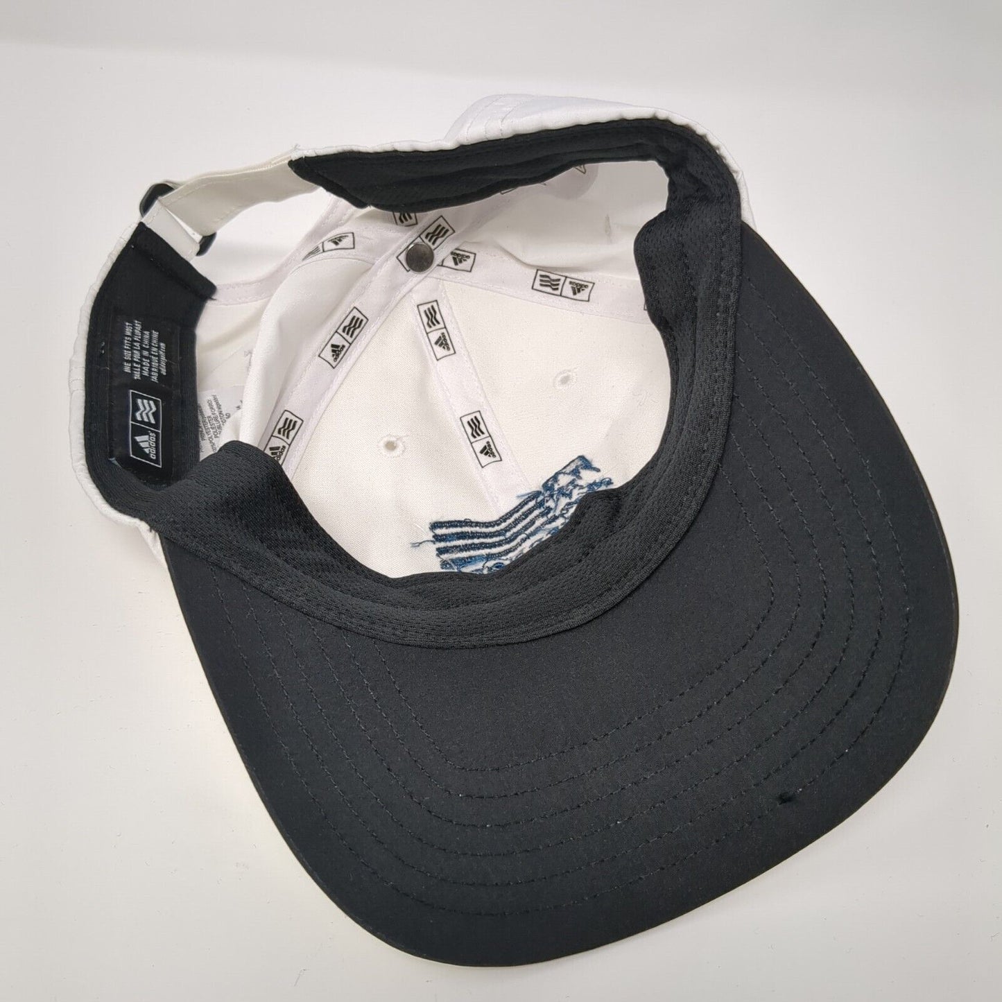 Idaho Governor's Cup Strapback Hat White One Size Adidas Embroidered