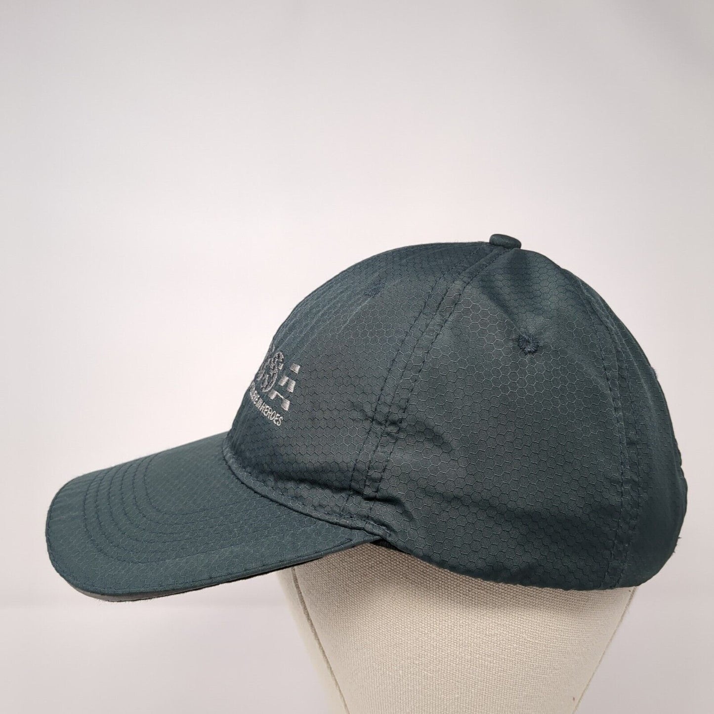 NAPA USA We Believe in Heroes Strapback Hat Gray One Size Adjustable Embroidered