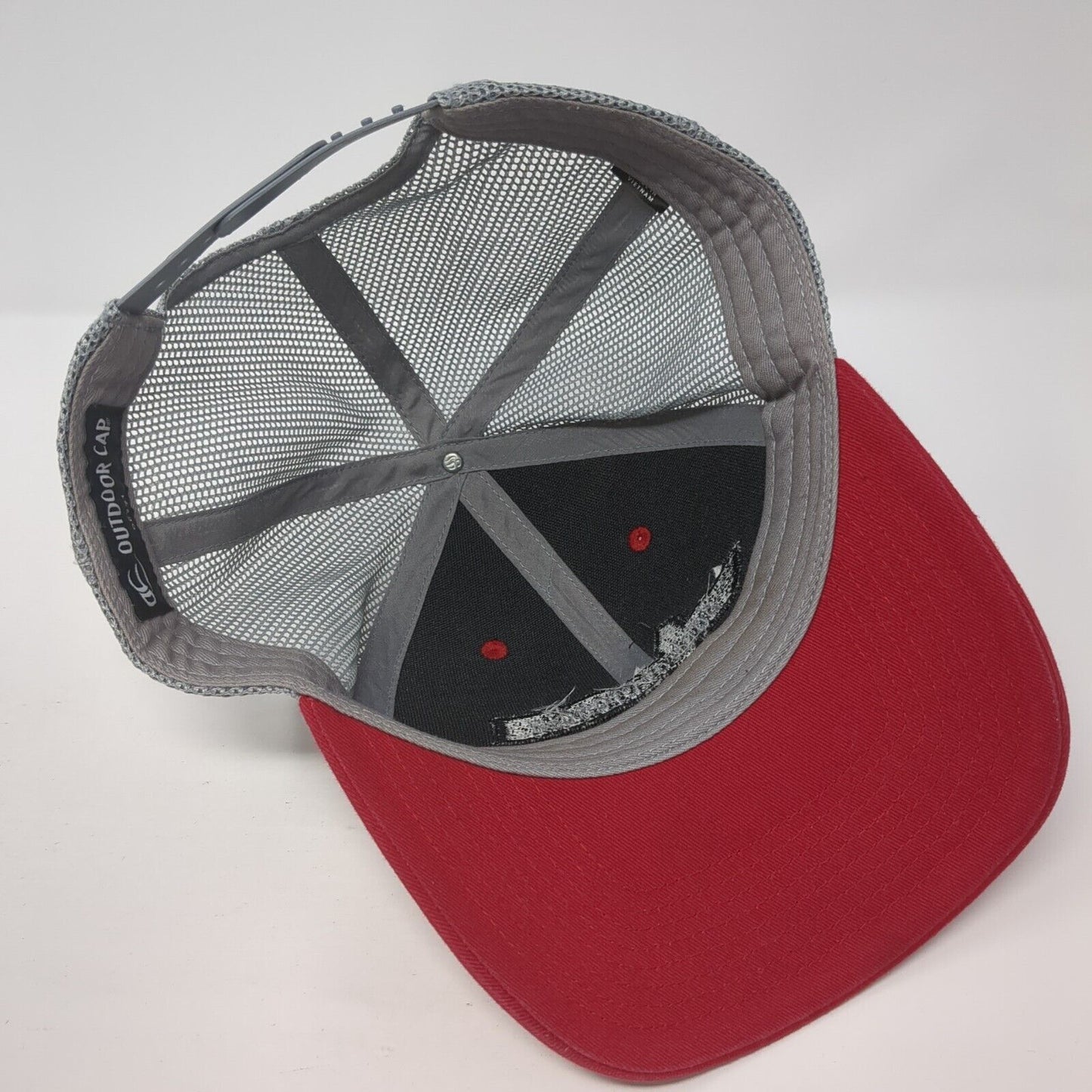 Bank of Grandin Snapback Trucker Hat Multicolor One Size Mesh Back
