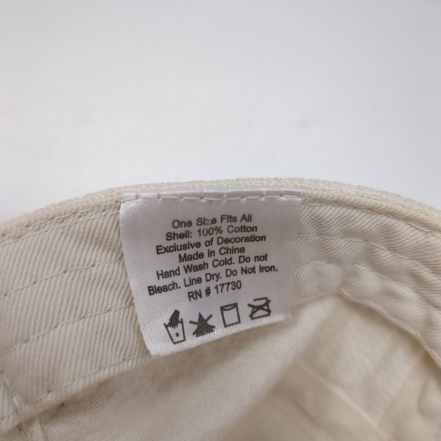 Unbranded Strapback Cadet Army Cap Tan One Size Adjustable Lightweight Cotton