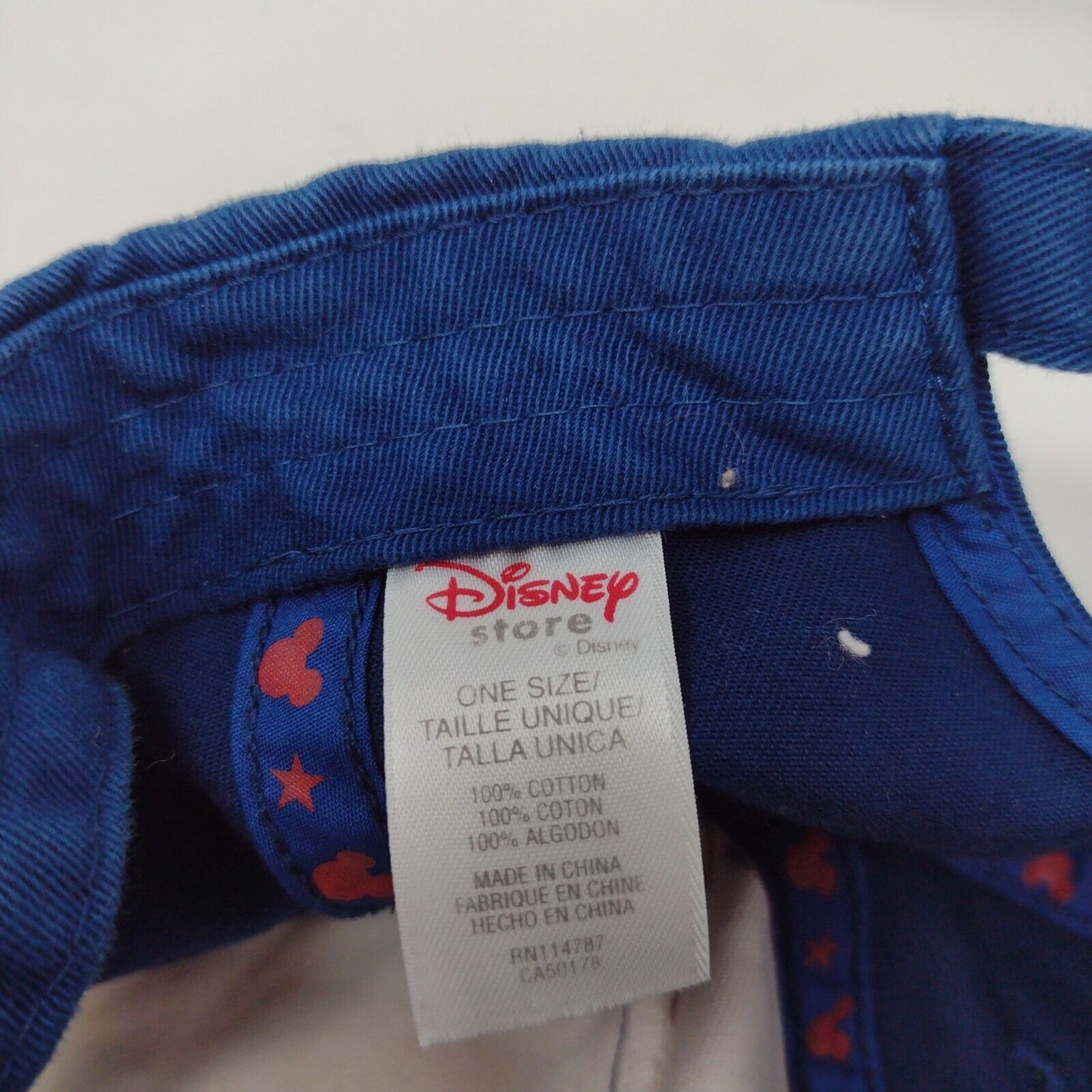 Mickey Mouse Slideback Hat Multi One Size Adjustable Colorblock Disney