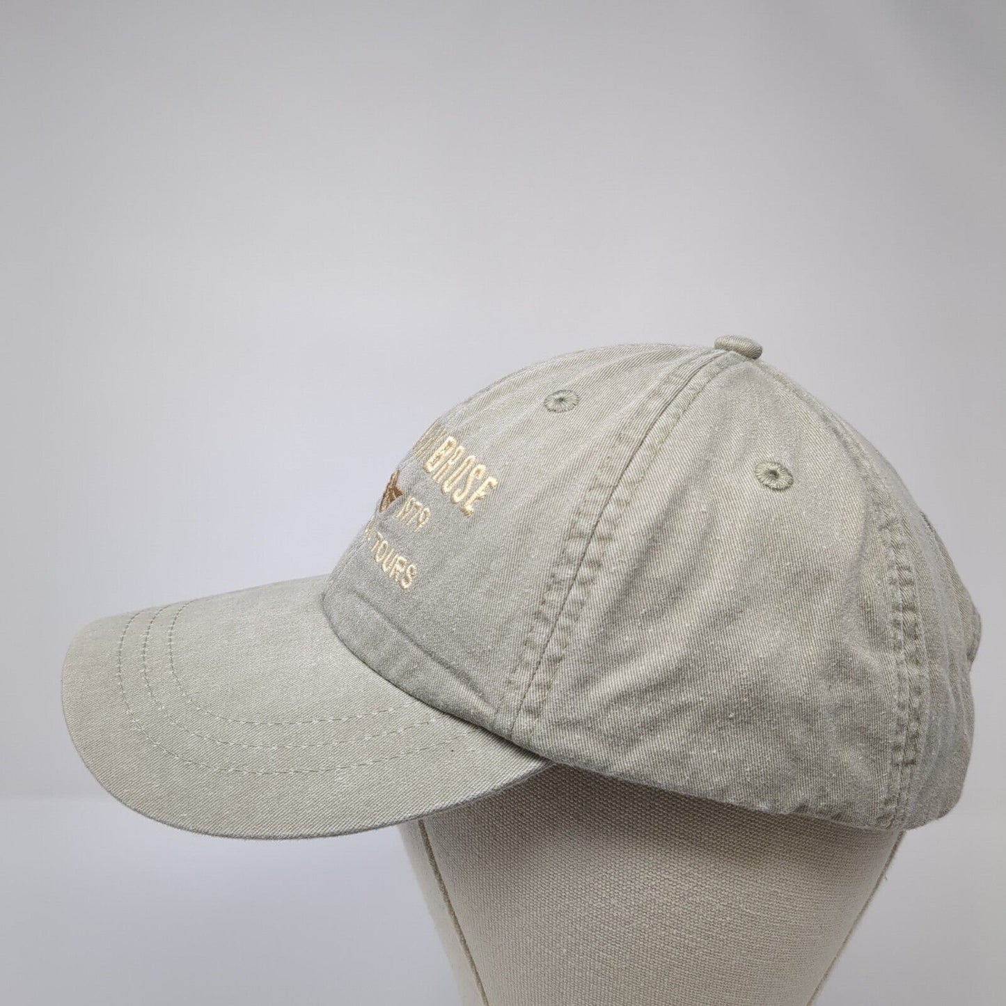 Stephen Ambrose Historical Tours Slideback Hat Tan One Size Adjustable