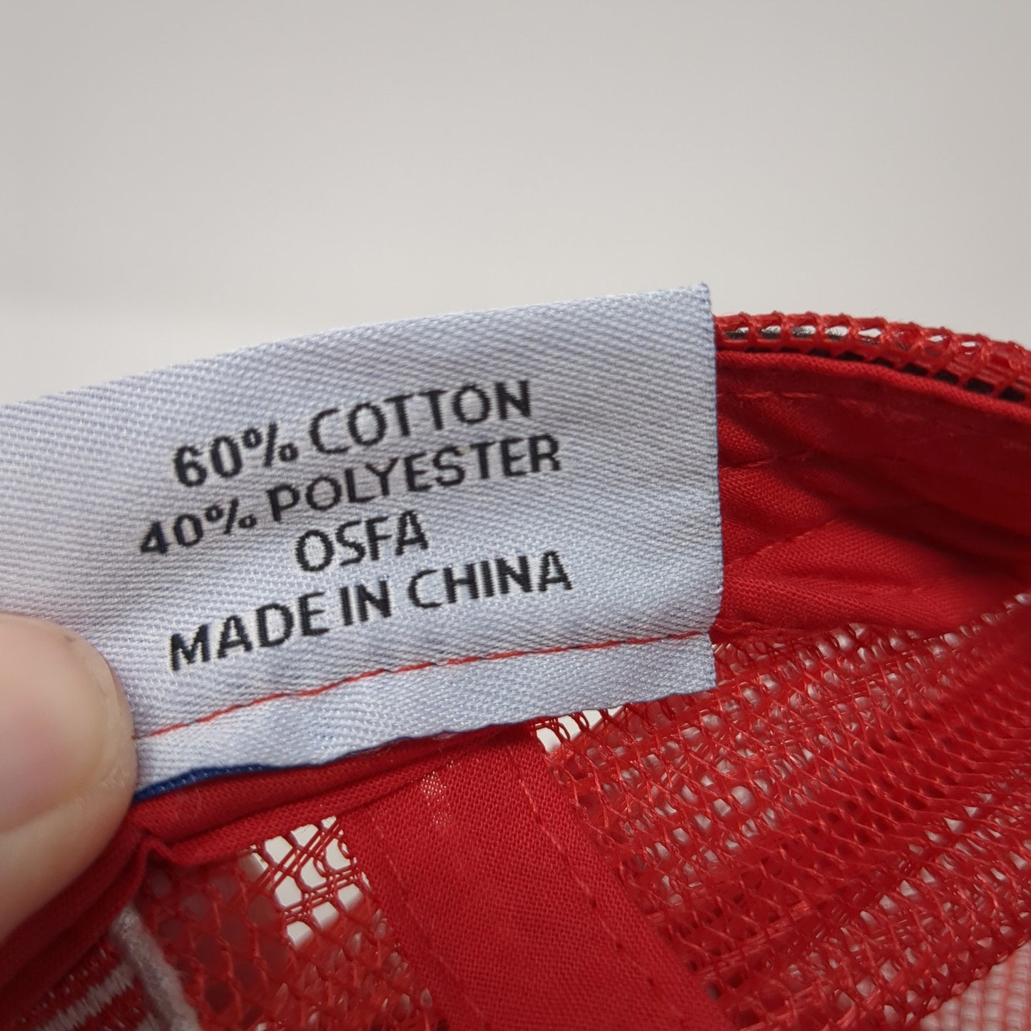 Big O Tires Snapback Trucker Hat Red One Size Mesh Back MFA Oil USA Flag