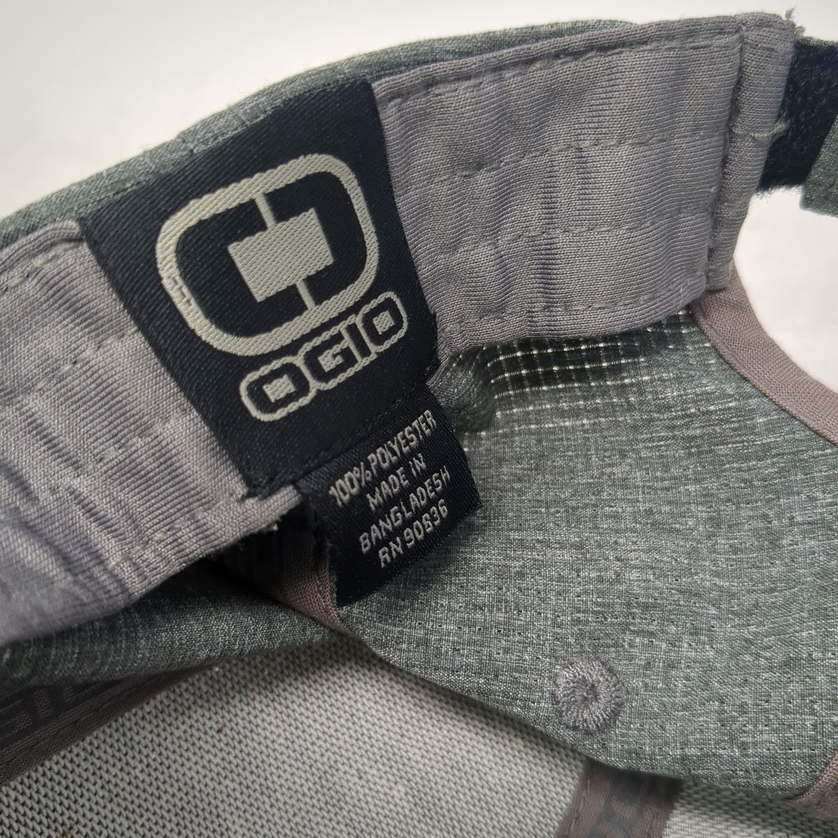 OGIO Baseball Cap Gray One Size Monticello Wealth Management Strapback Hat