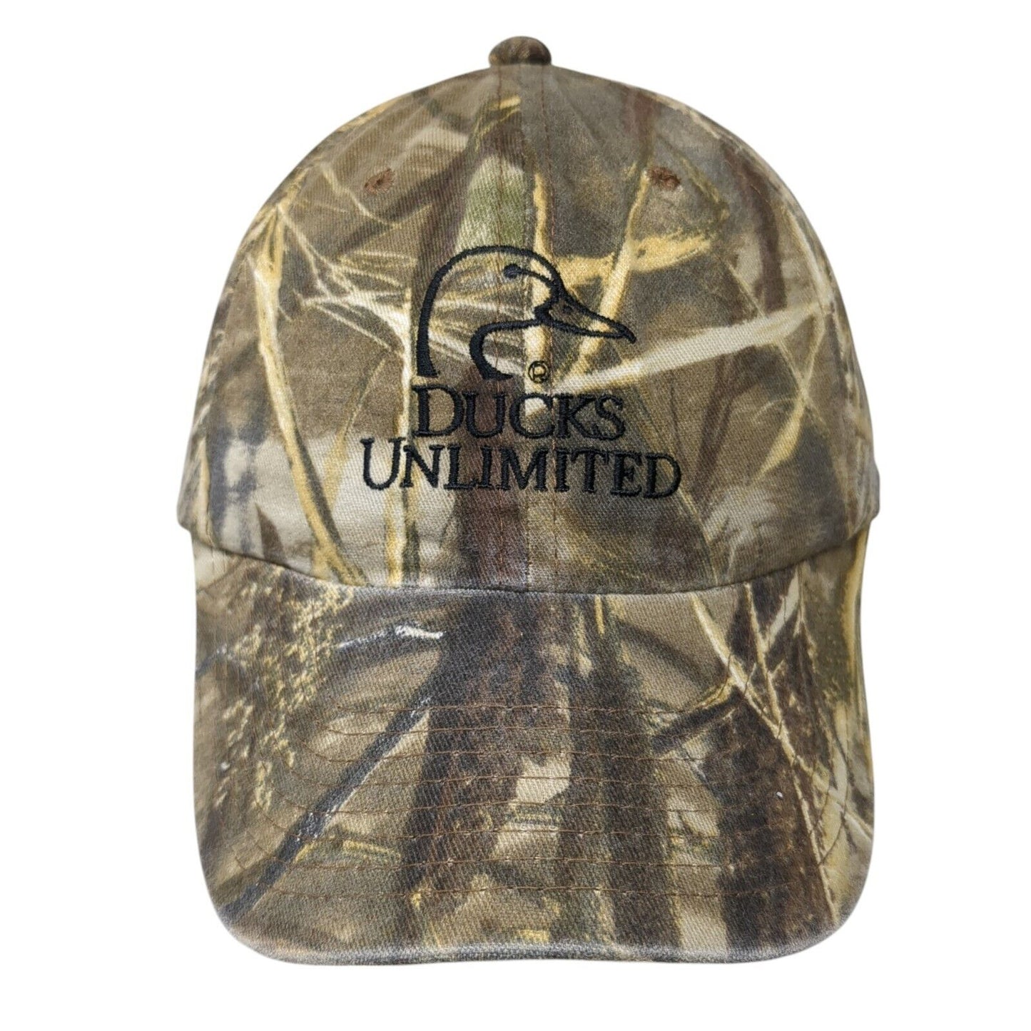 Ducks Unlimited Slideback Hat Camo One Size Hunting Outdoor 6 Panel