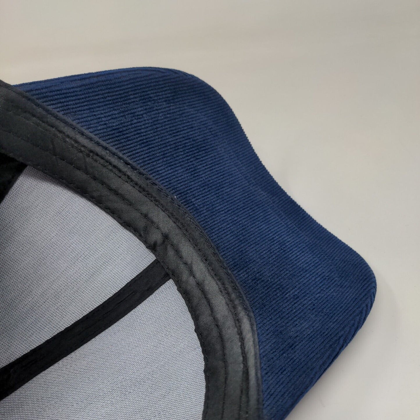 Unbranded Slideback Hat Blue One Size Adjustable Corduroy 6 Panel Blank