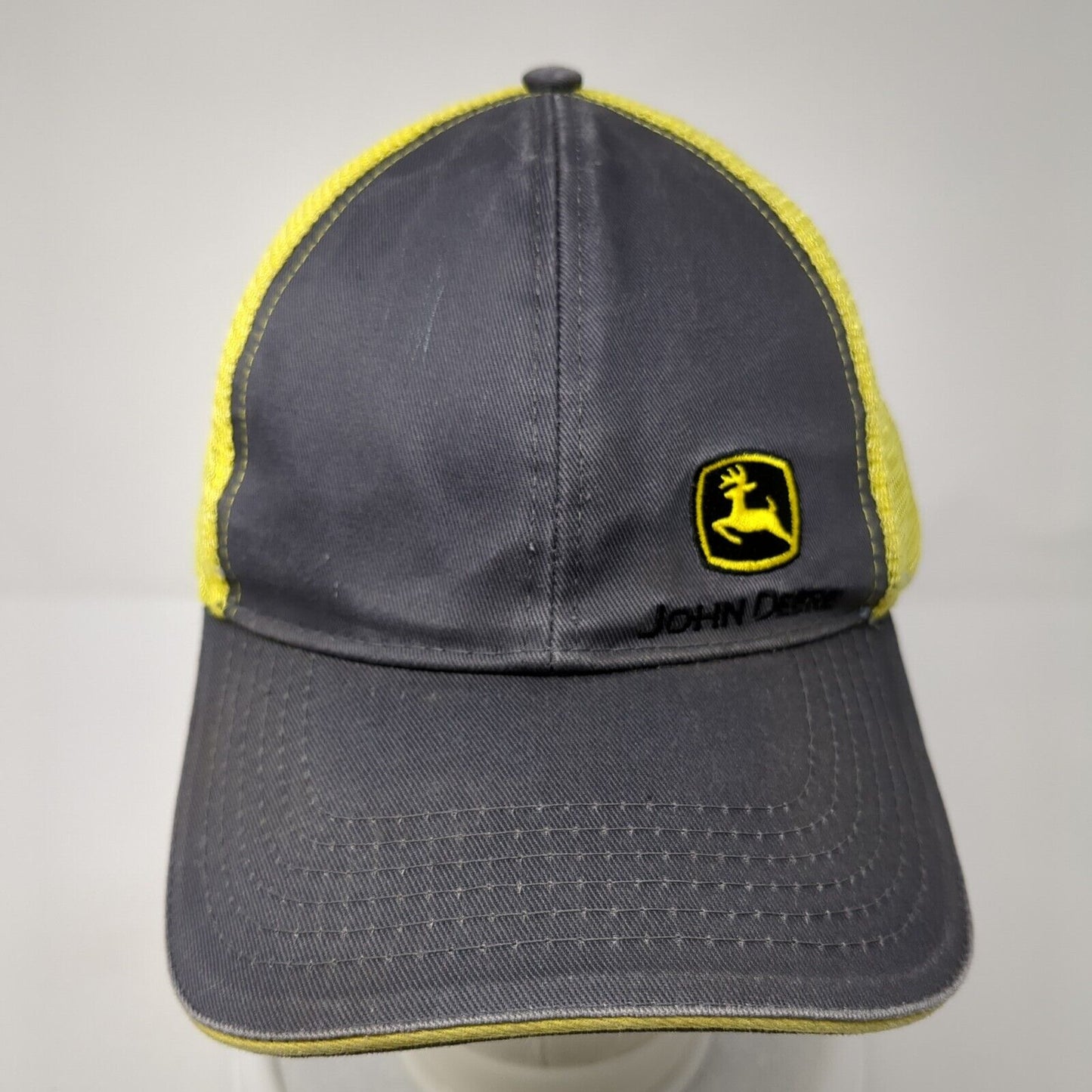 John Deere Snapback Trucker Hat Multicolor OS Adjustable Embroidered Mesh Back