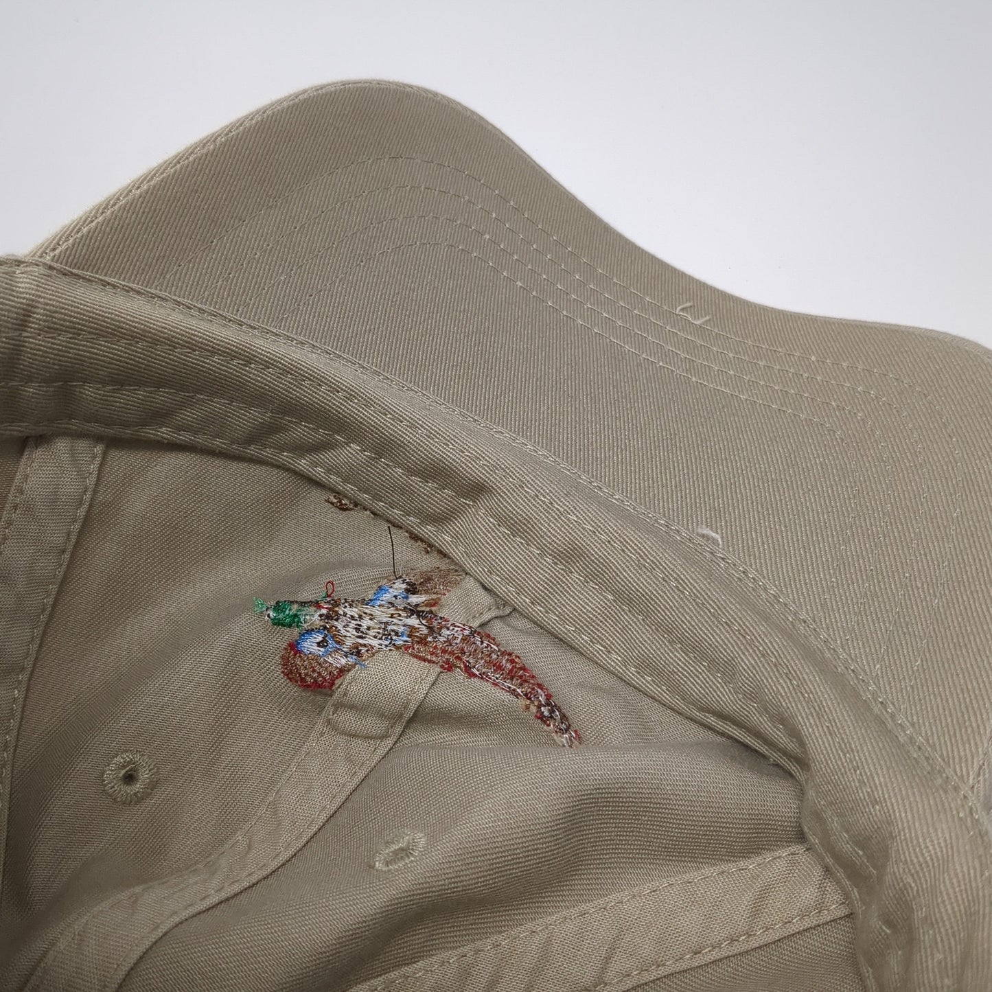 Rooster Slideback Hat Brown One Size Adjustable Embroidered KC Outdoor