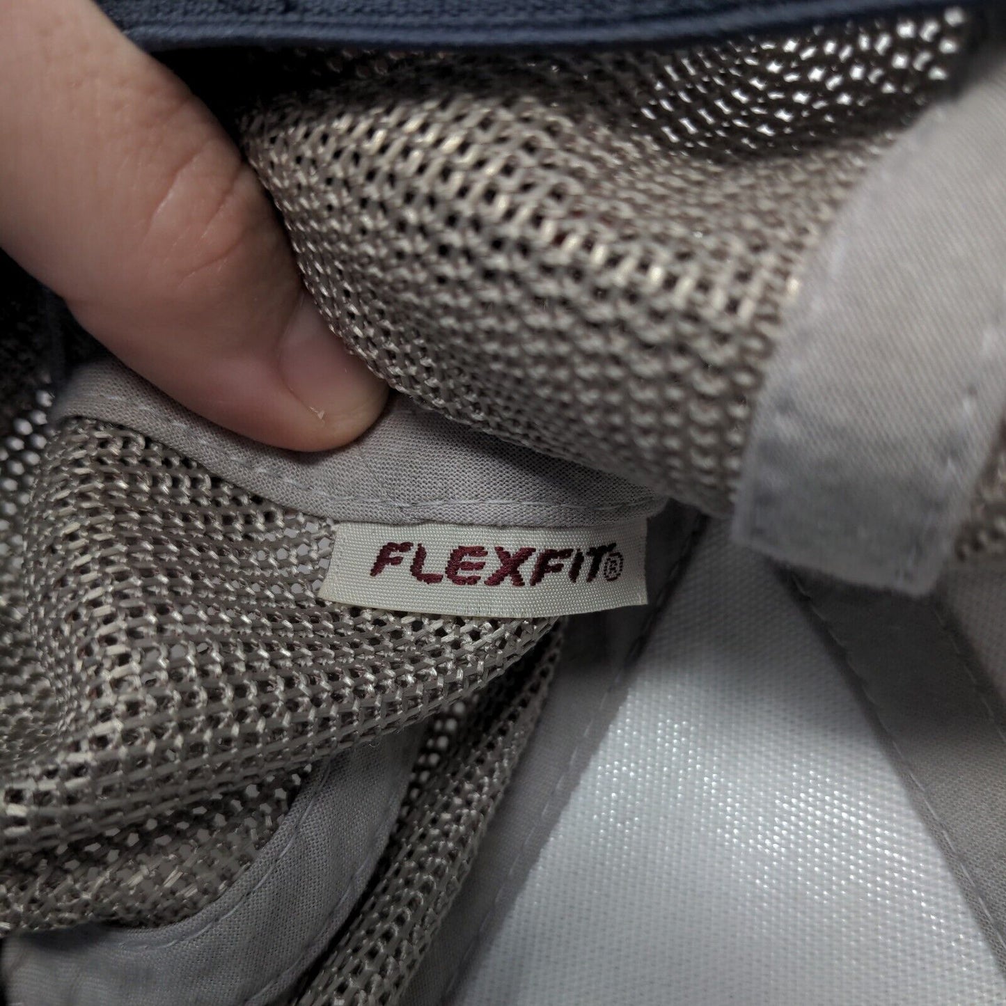 Columbia PFG Fish Flag Patch Fitted Trucker Hat Tan OSFA Flexfit