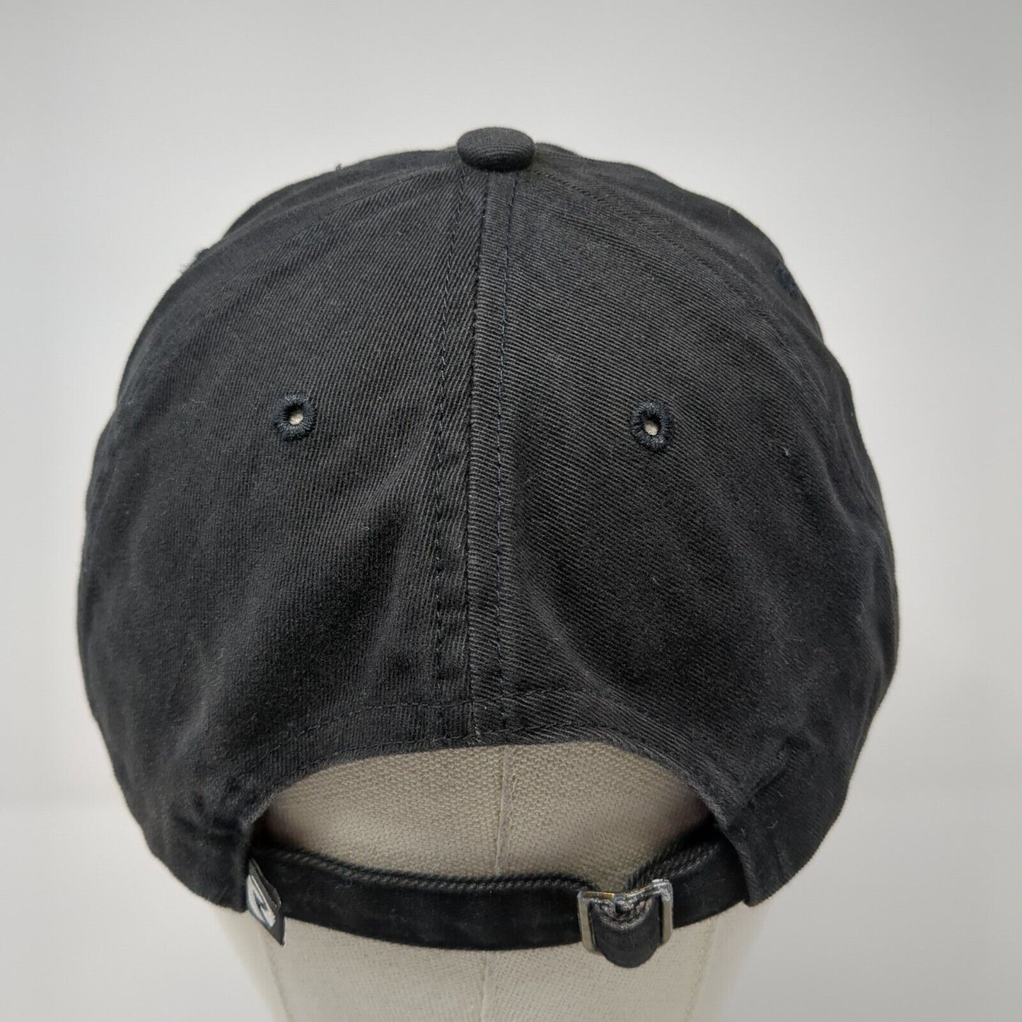 Richardson Slideback Hat Black One Size Embroidered Logo Adjustable