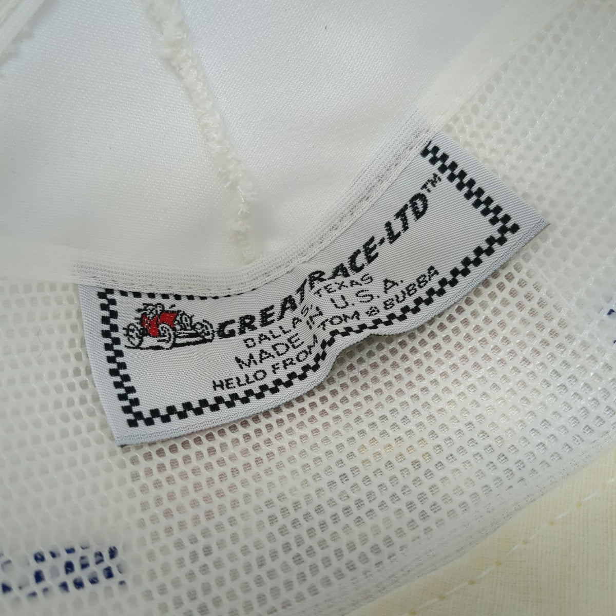 Great Race Ltd 5 Panel White OS Great American Race 1991 Buick Rope Hat Vintage