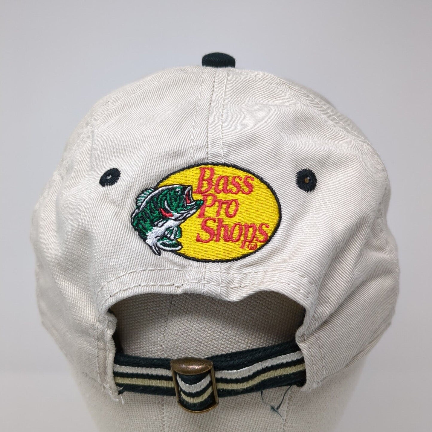 Bass Pro Shops Outdoors 1972 Slideback Hat Tan One Size Embroidered