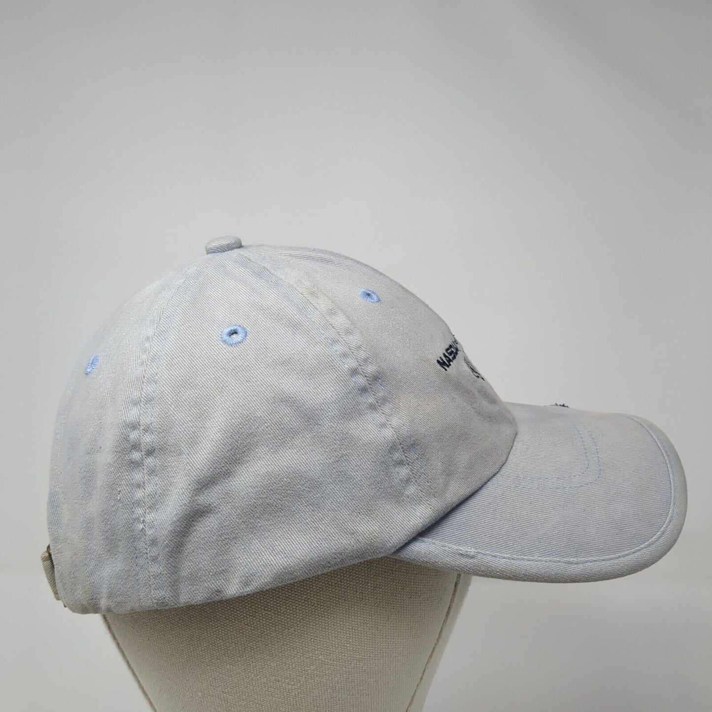 Nasdaq-100 Open Slideback Baseball Cap Blue One Size Adjustable Embroidered FILA