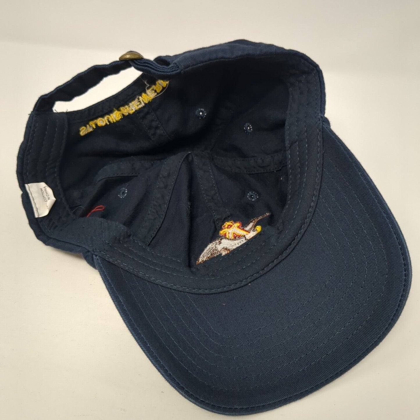 St. Louis Brewery Tour Slideback Hat Blue One Size Adjustable Embroidered