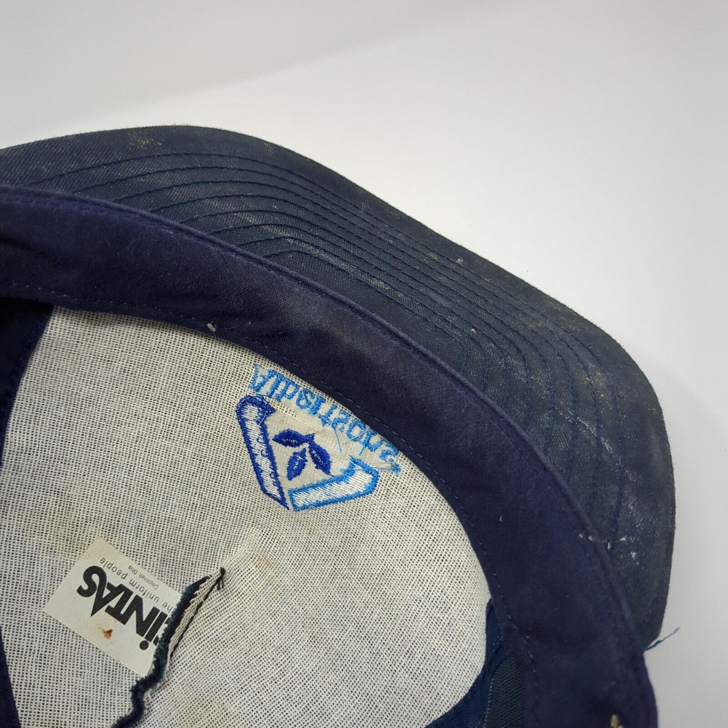 Albertsons Snapback Hat Blue One Size Adjustable Embroidered 6 Panel Cintas