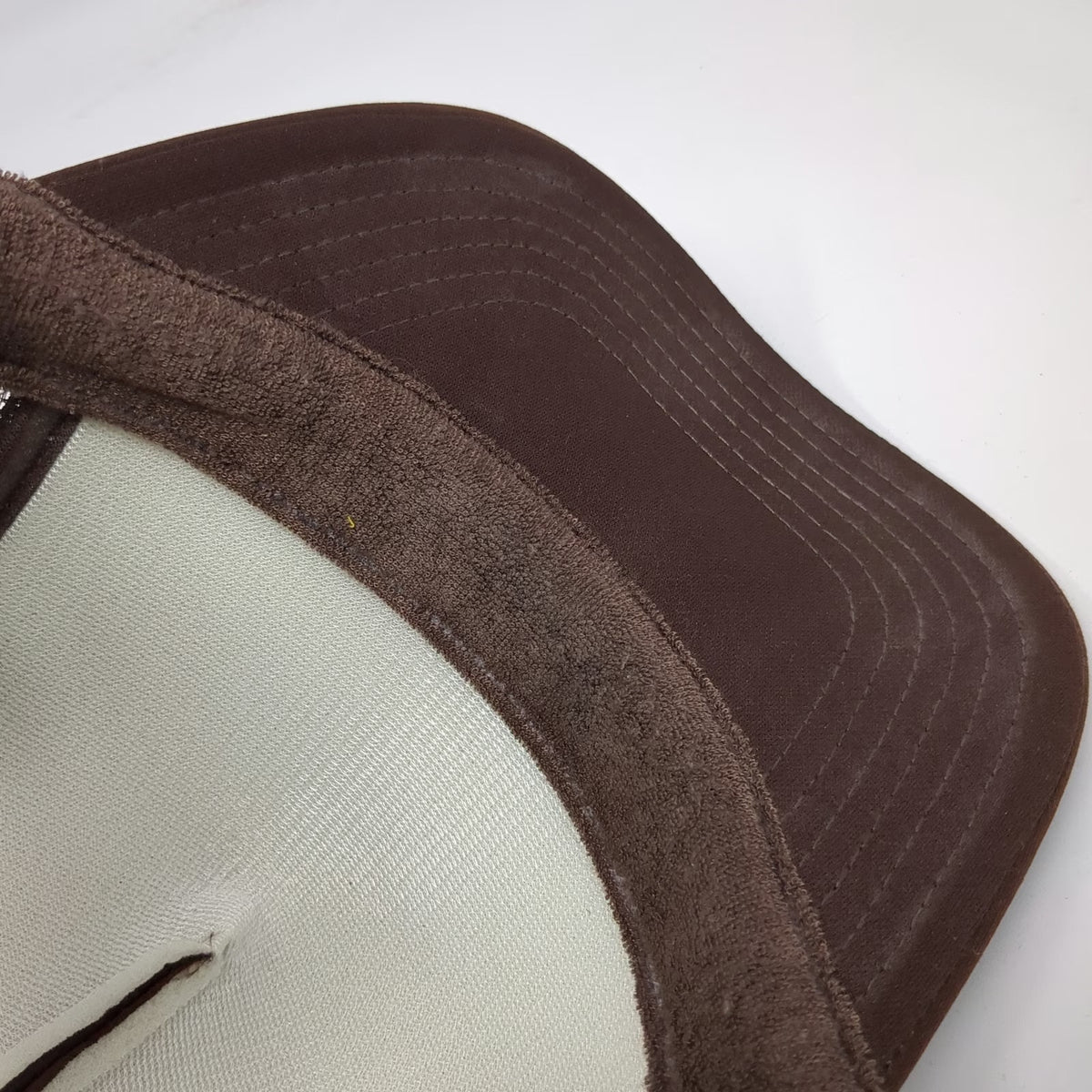 Otto Trucker Hat Brown One Size Mesh Back Foam Front As For Me And My House