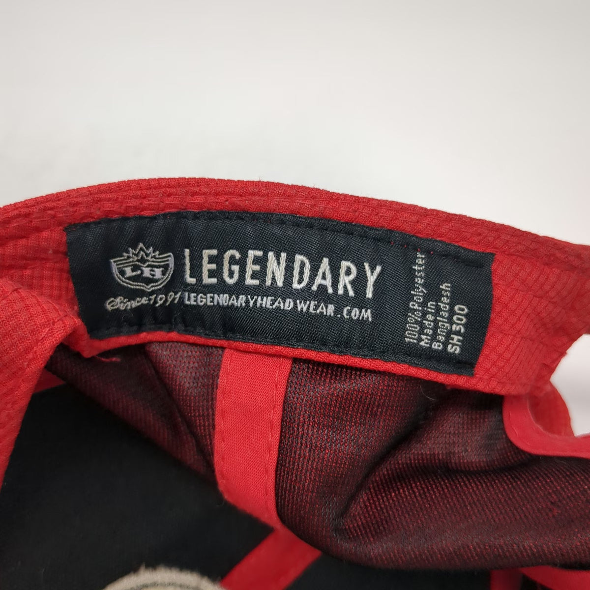 Legendary Crane Creek Country Club Baseball Cap Red One Size Strapback Hat Logo