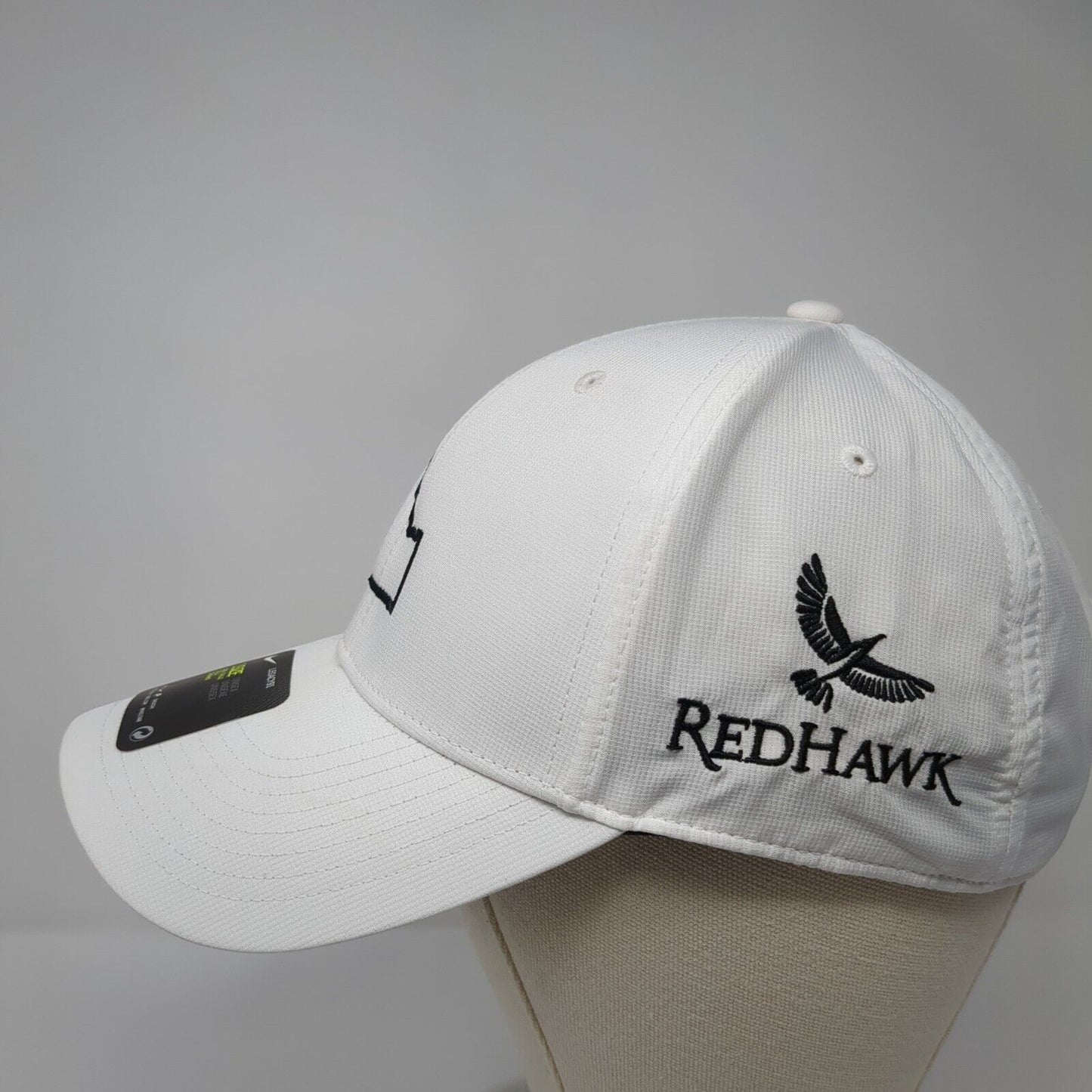Idaho Strapback Hat White One Size Nike Legacy91 Dri-Fit Red Hawk