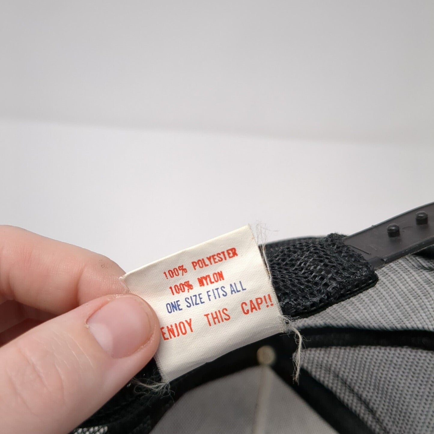 Kenwood Snapback Trucker Hat Black OS Adjustable Embroidered Mesh Back Otto