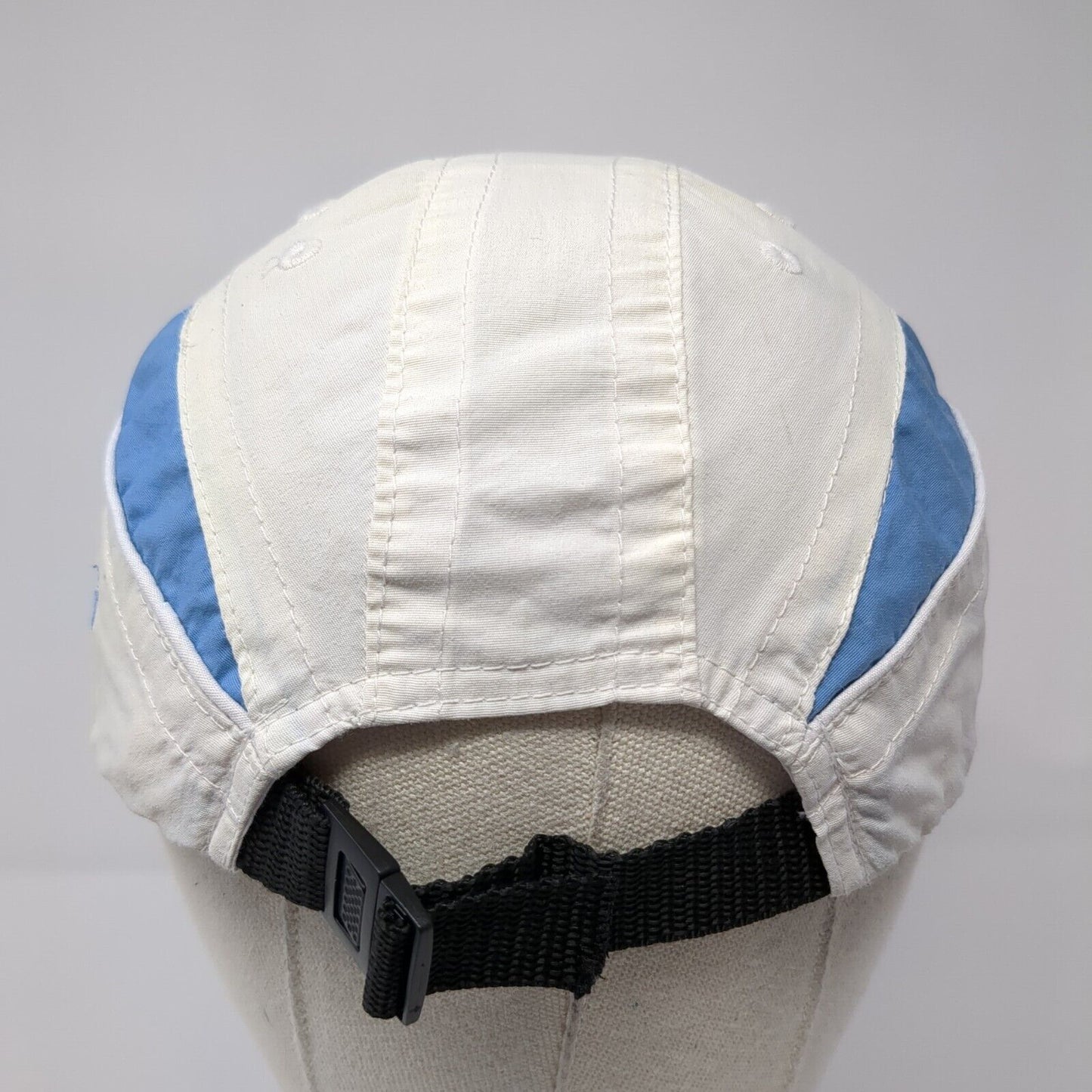 Cancun Slideback 5 Panel Cap White One Size Adjustable Embroidered Invasion