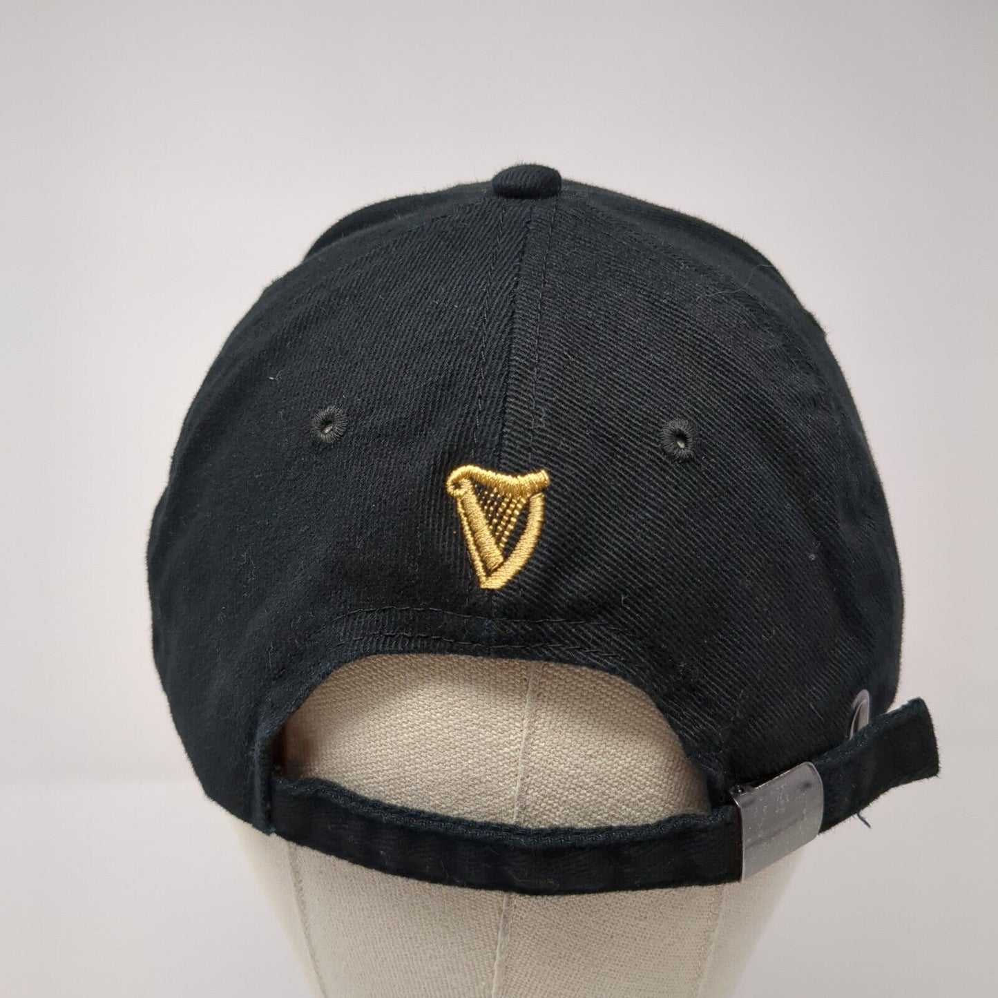 Guinness Dublin Est 1759 Slideback Hat Black 59cm Adjustable Embroidered