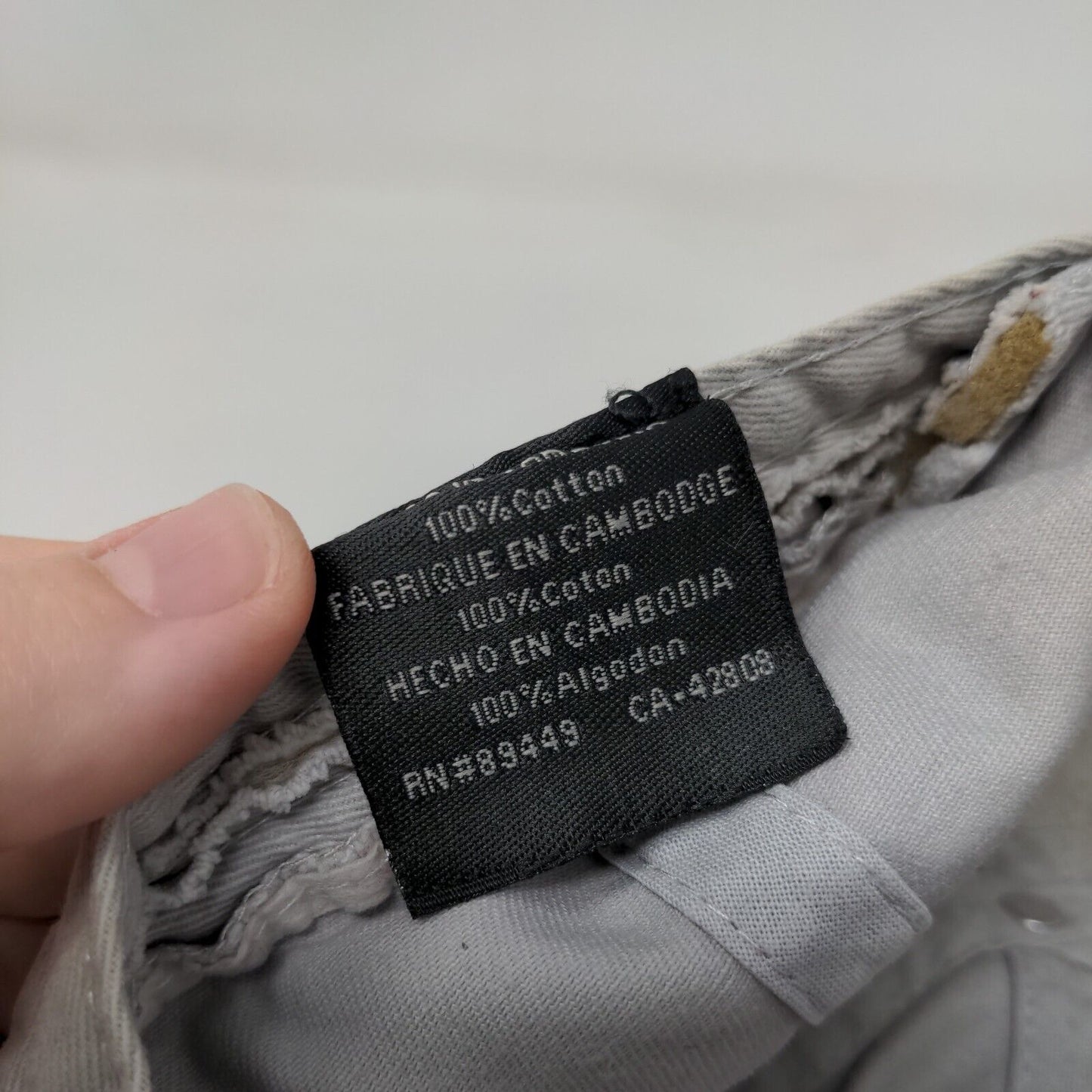 #Facts Slideback Hat Gray OSFM Adjustable Embroidered Vented Holes KC Caps